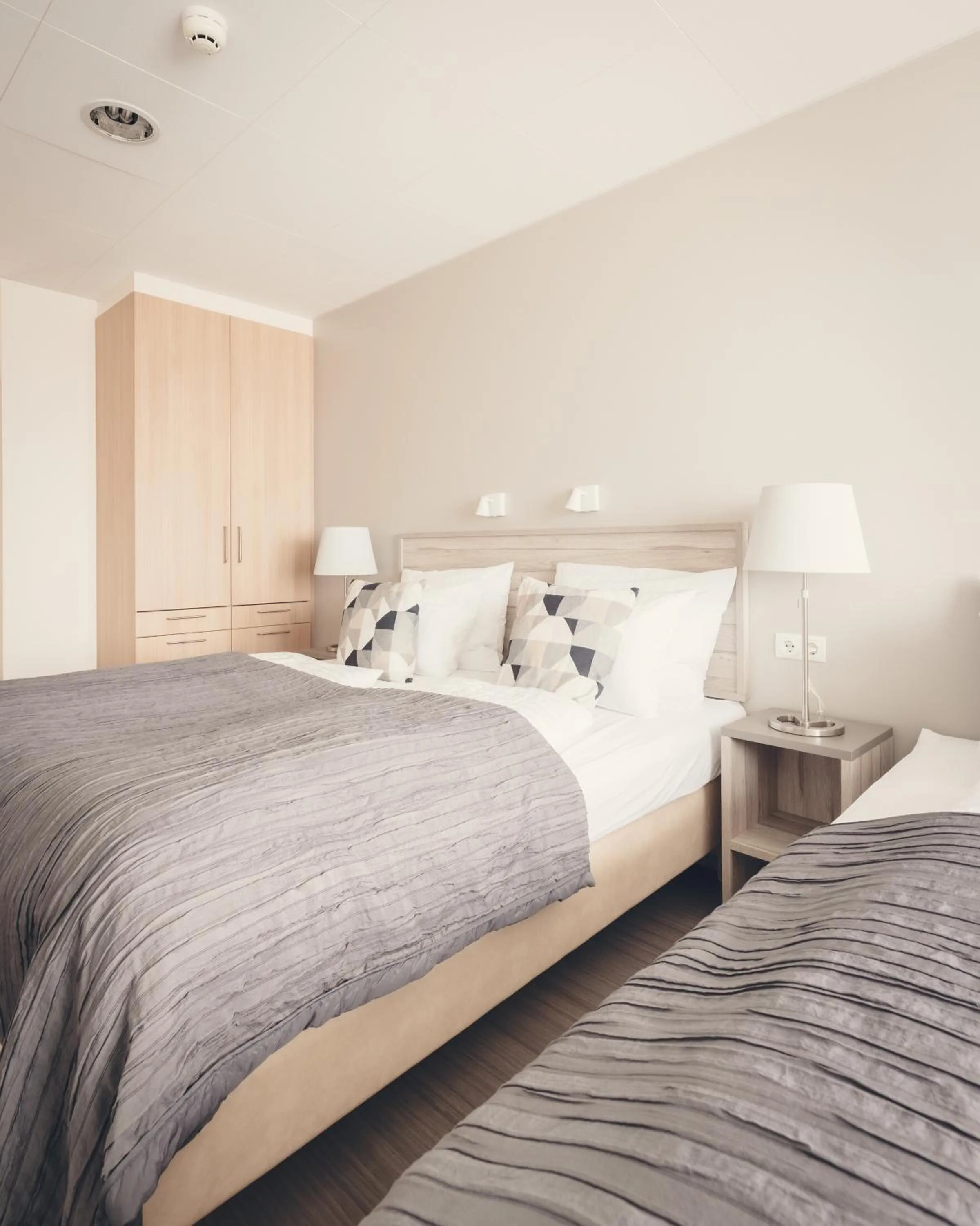 Bed in Hótel Fransiskus Stykkishólmi