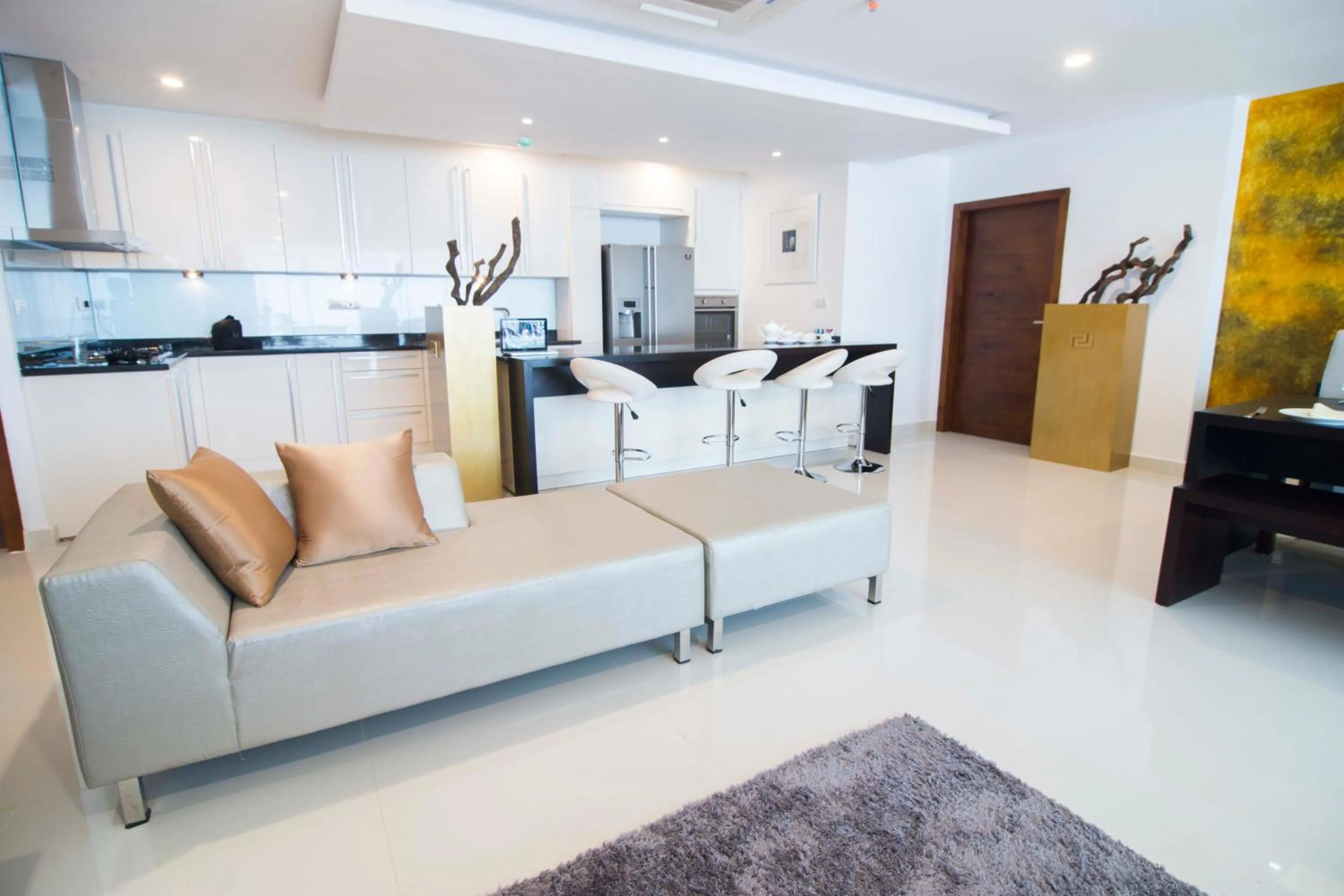 Living room in Platinum One Suites