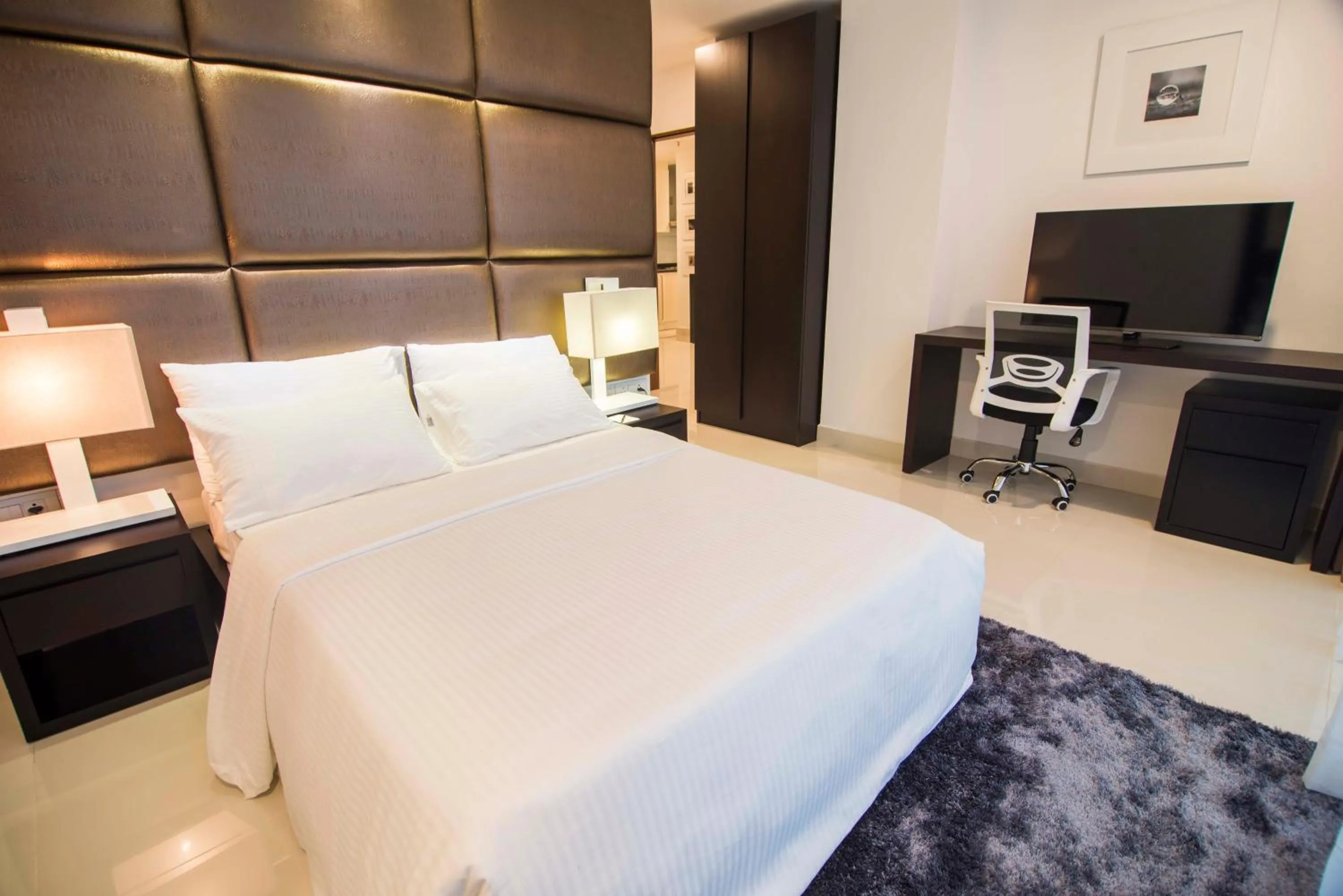 Bedroom in Platinum One Suites