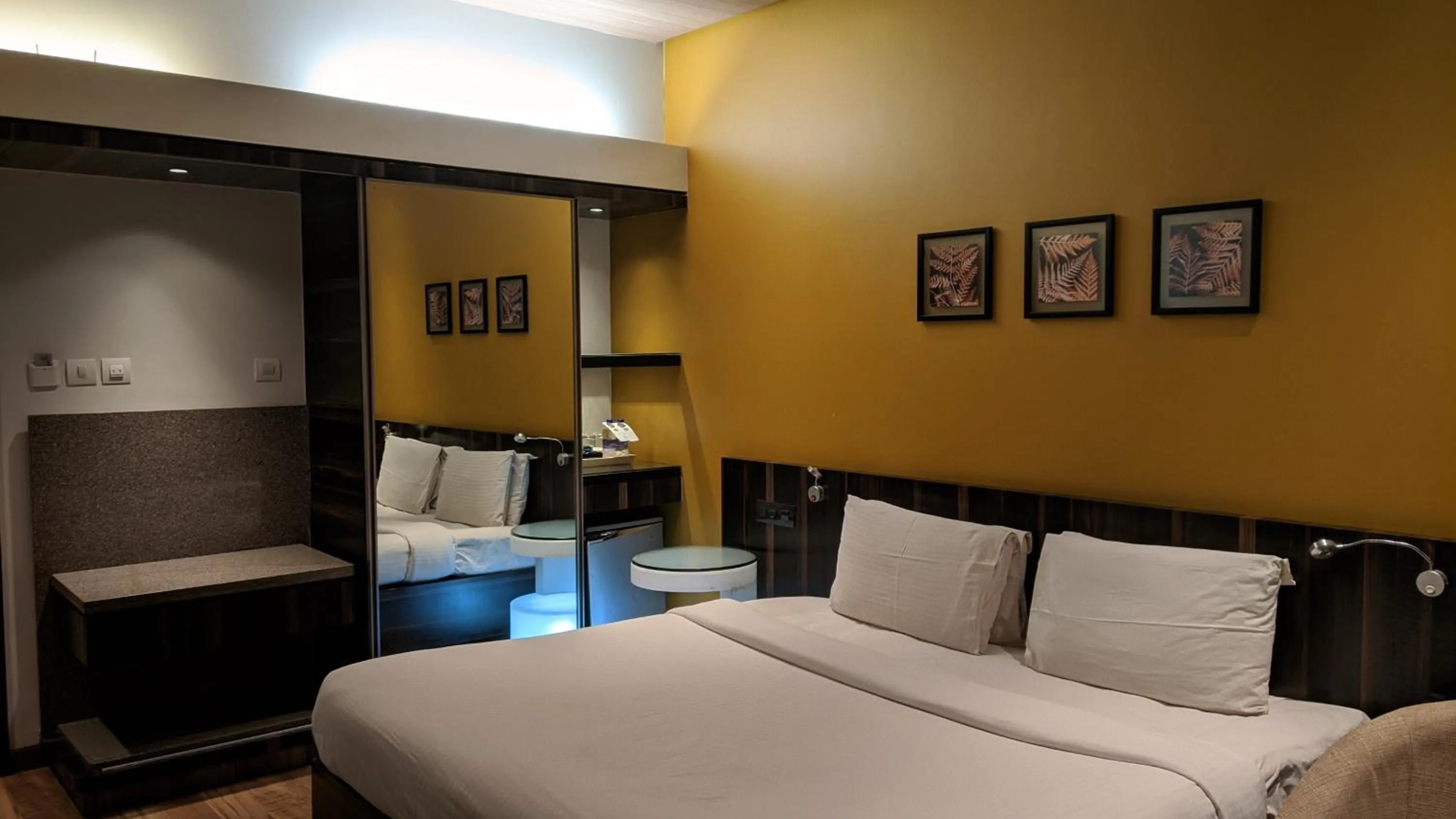 Bed in Hotel Sankam Residency