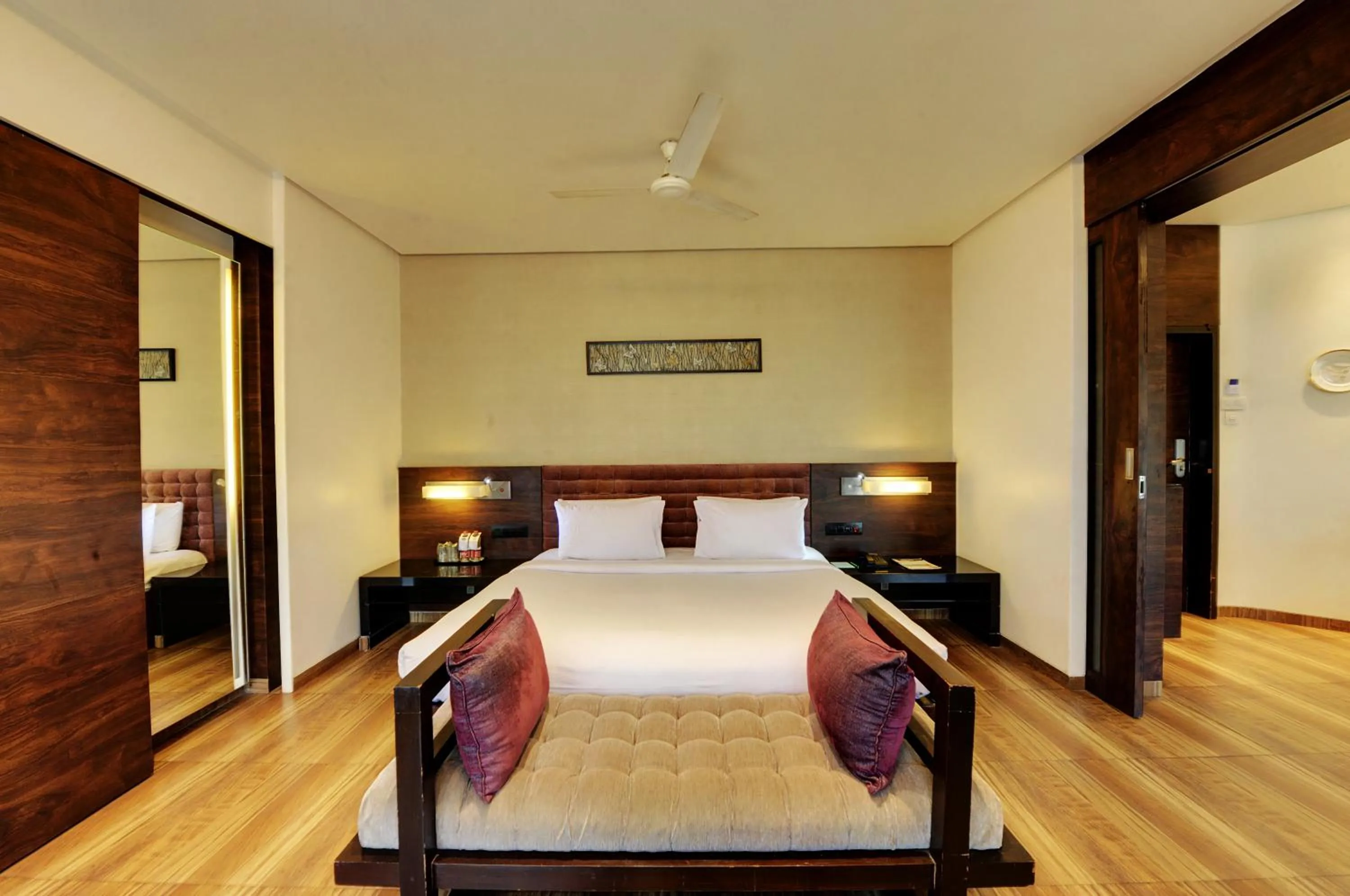 Bed in Hotel Sankam Residency