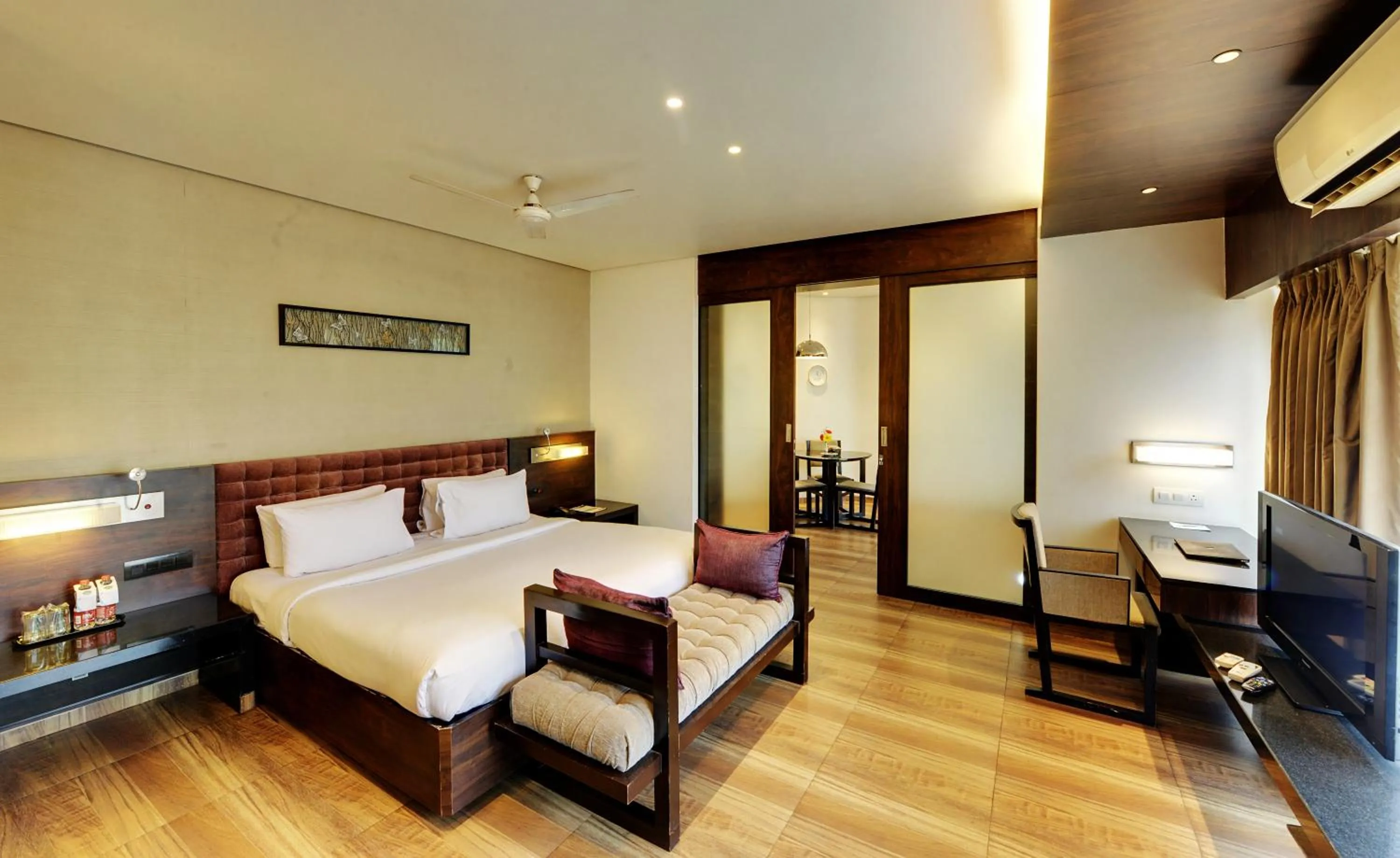 Bed in Hotel Sankam Residency