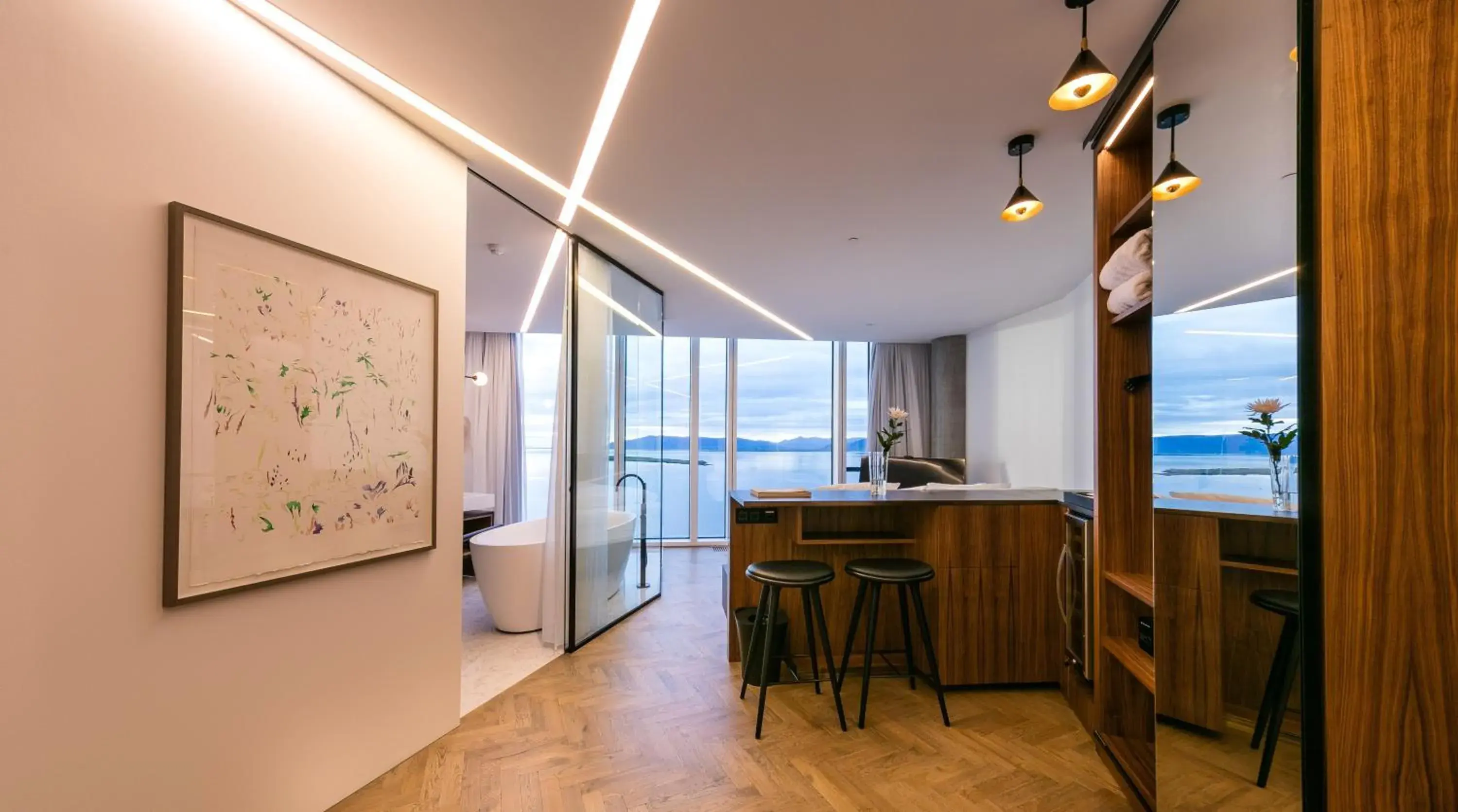 Bedroom in Tower Suites Reykjavík Bedroom in Tower Suites Reykjavík