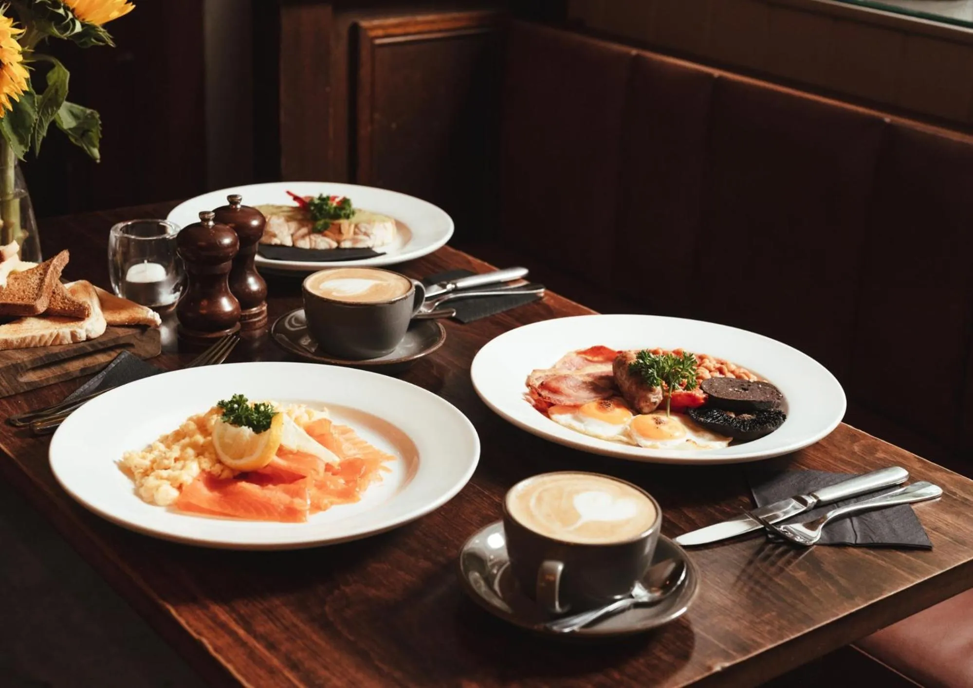 Breakfast in The Tickled Trout