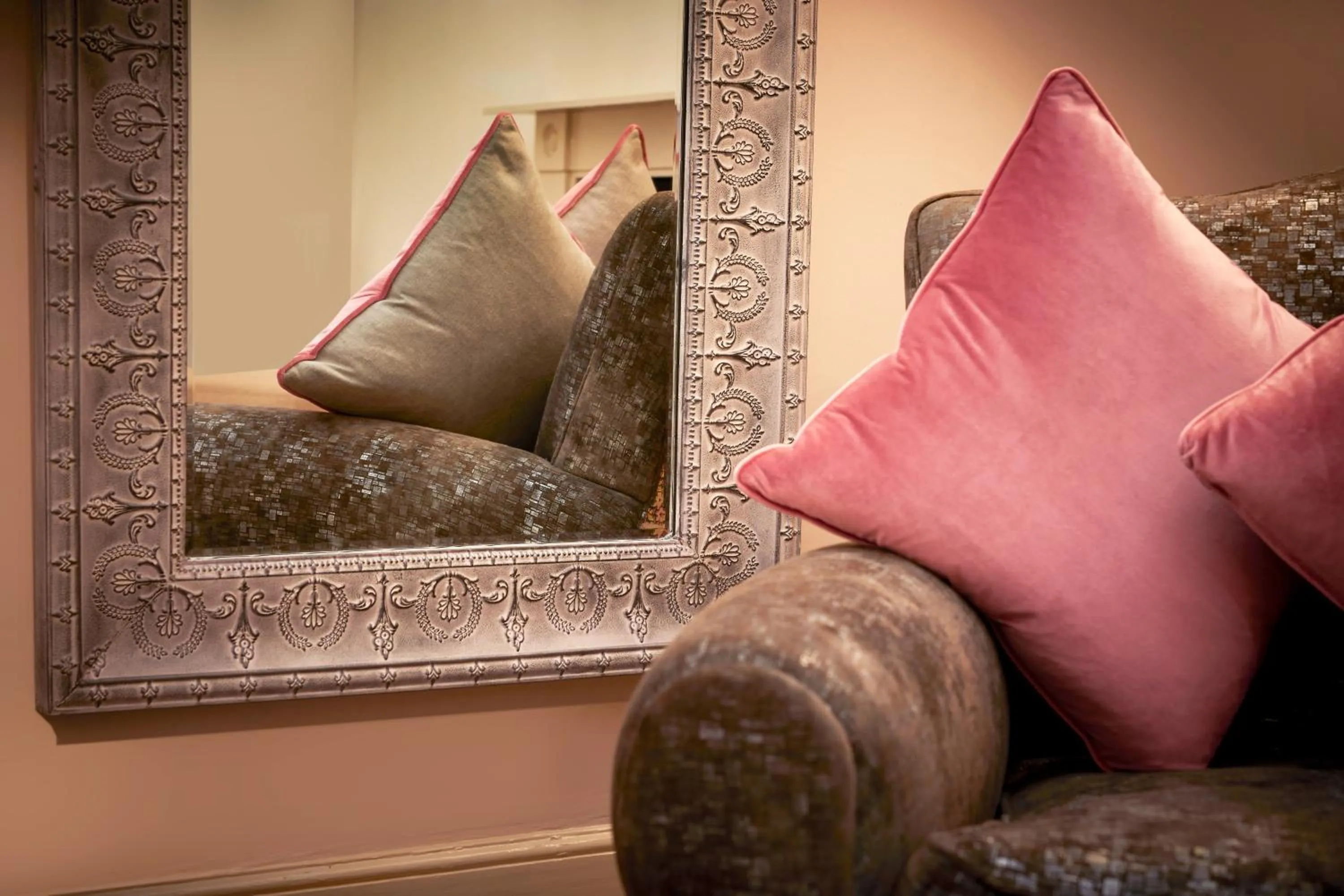 Decorative detail in The Tickled Trout