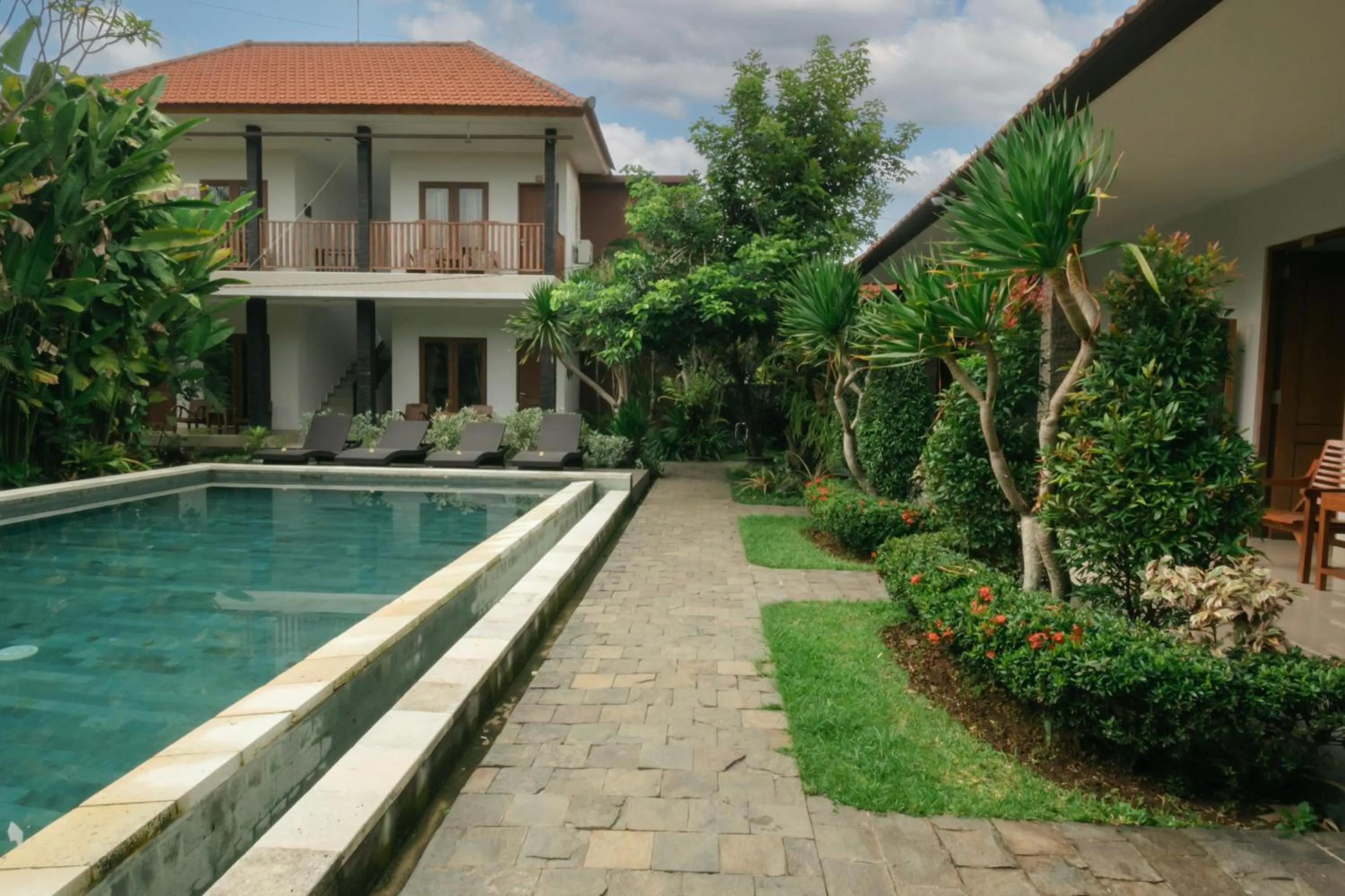 Swimming pool in Green Papaya House