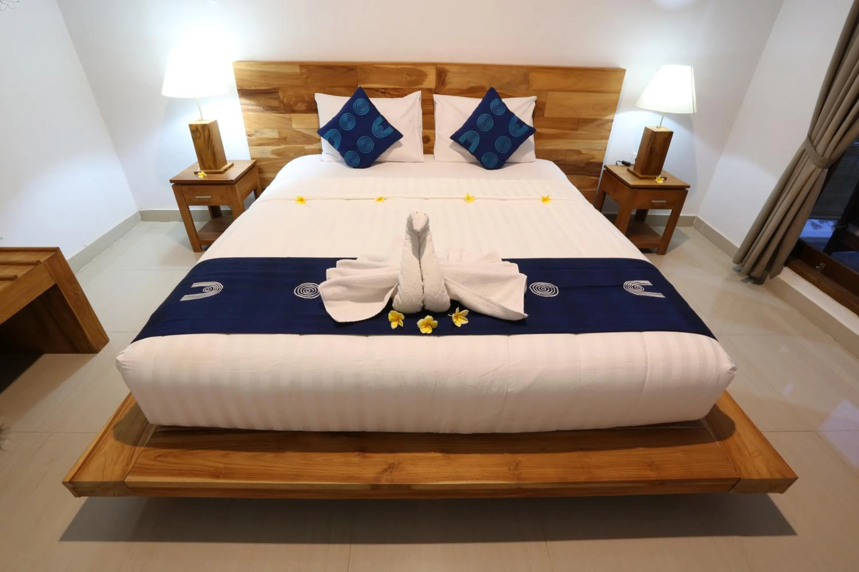 Bed in Green Papaya House