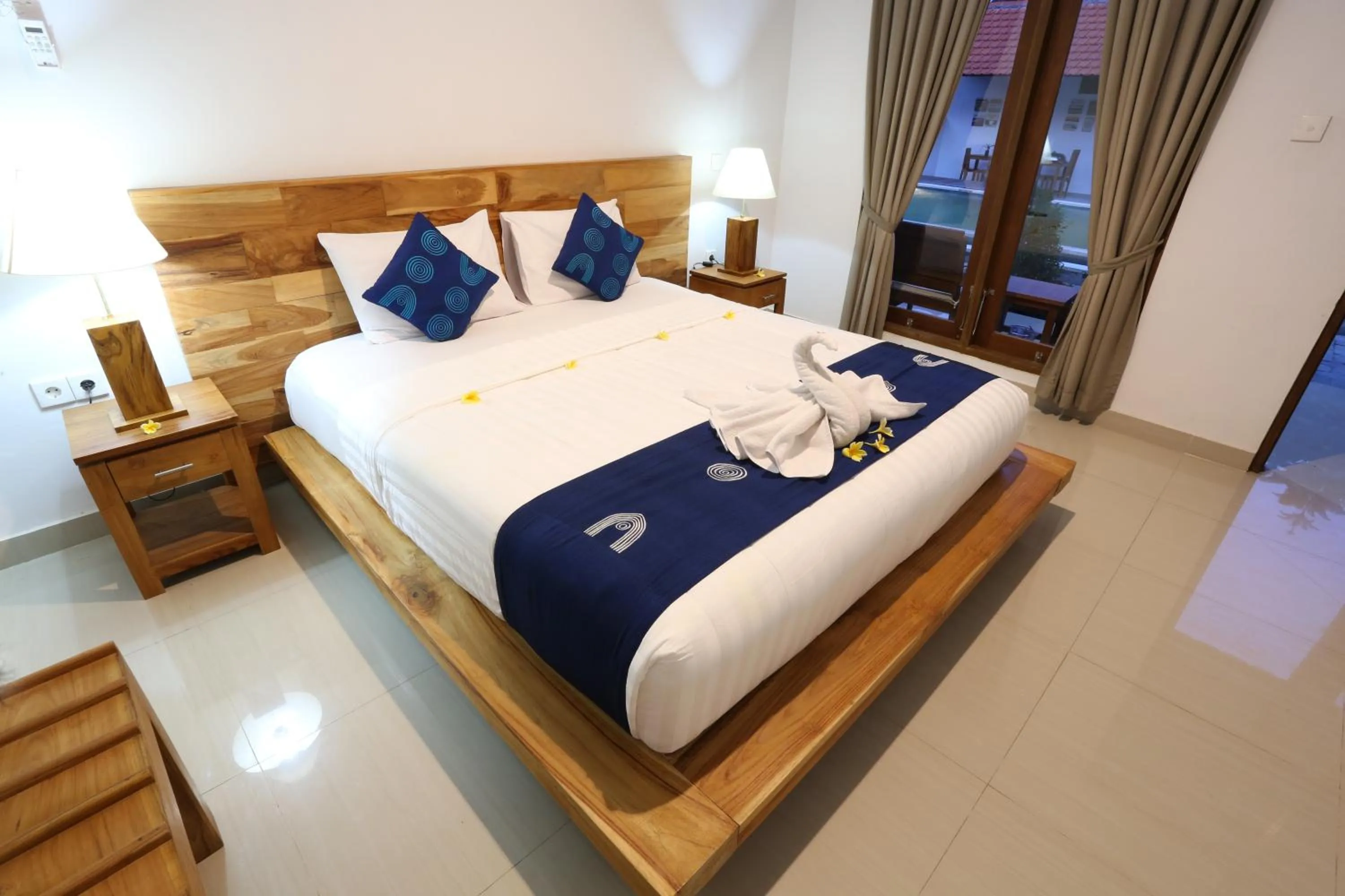 Bed in Green Papaya House