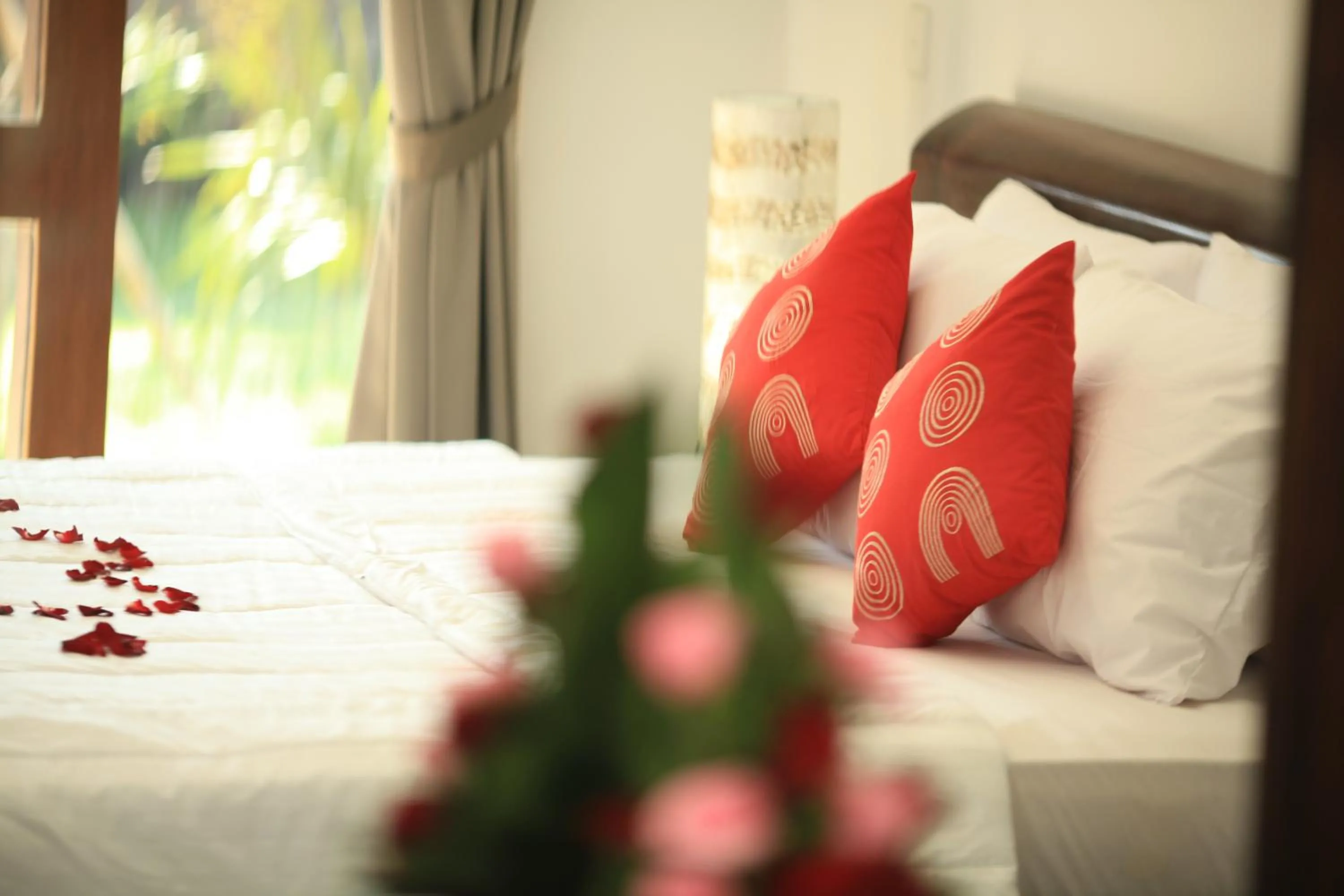 Bedroom, Bed in Green Papaya House