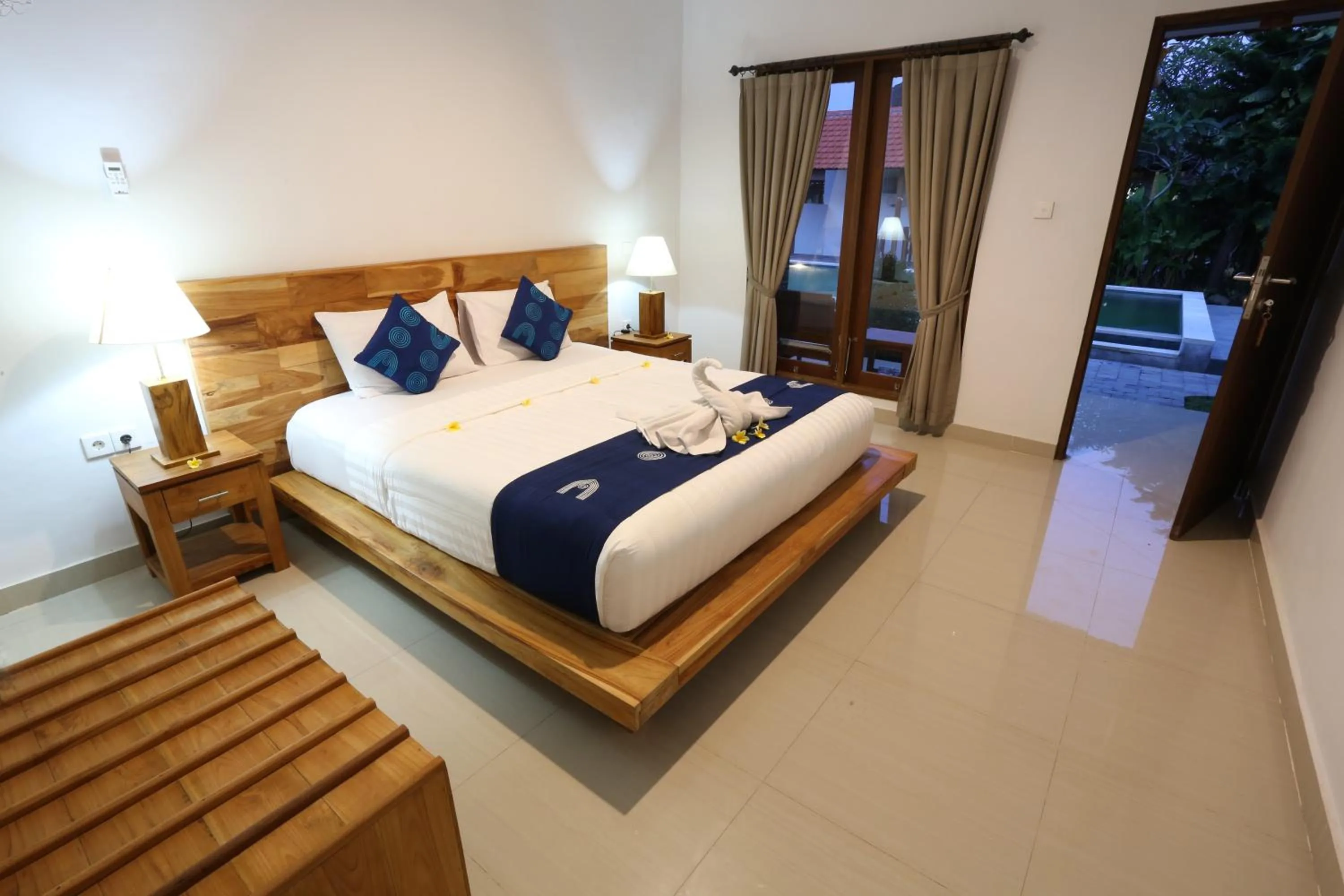 Bed in Green Papaya House