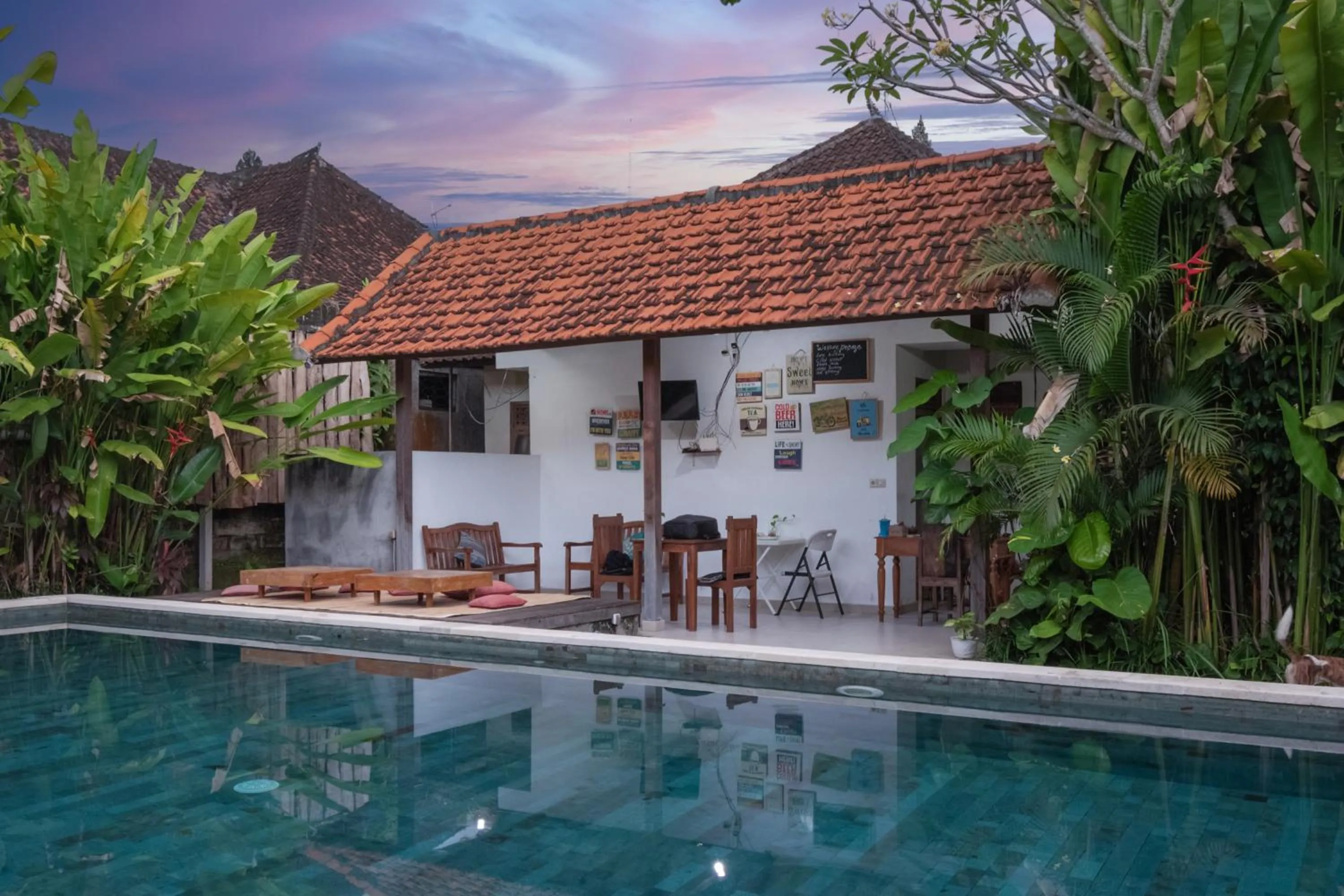 Swimming pool in Green Papaya House