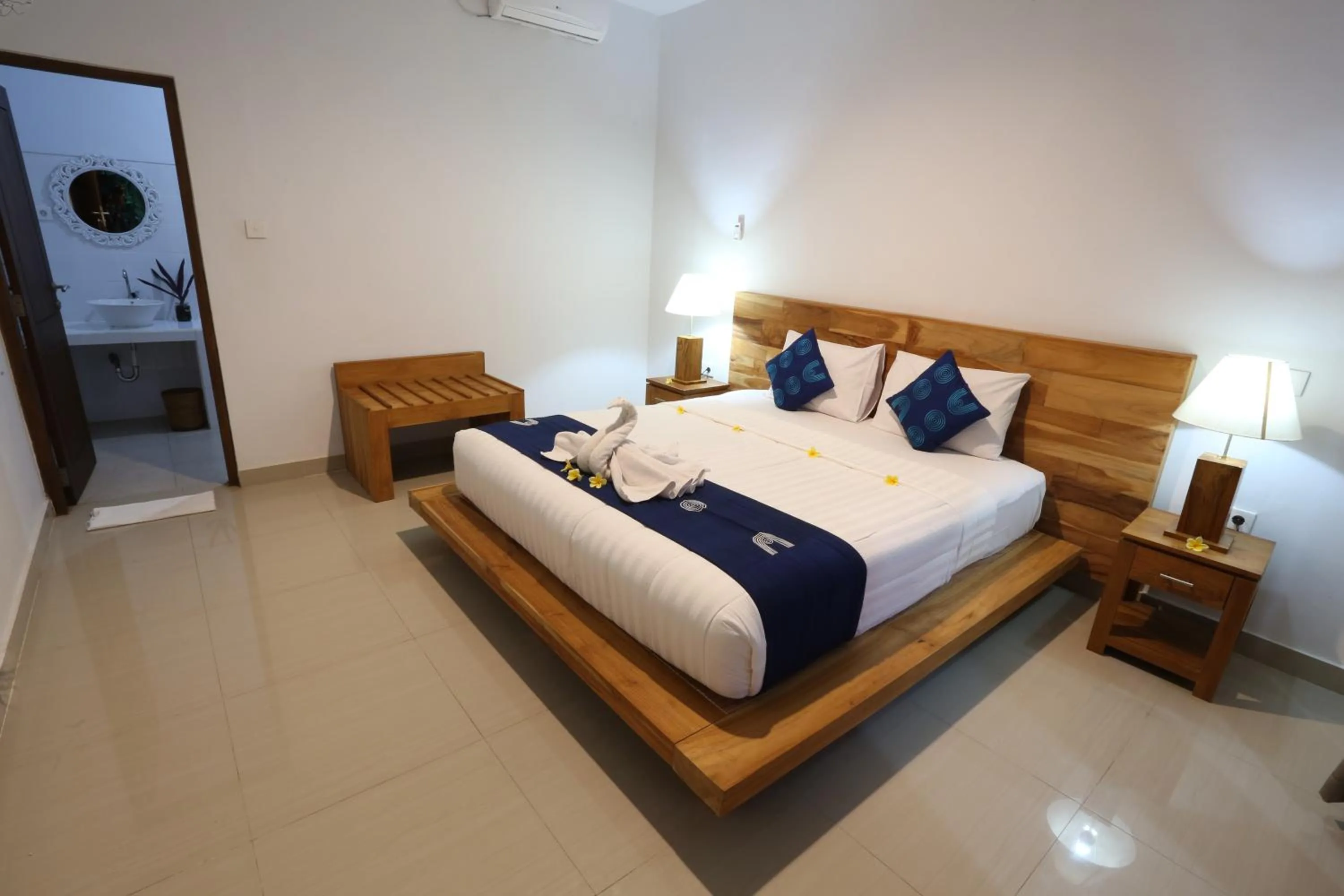 Bed in Green Papaya House
