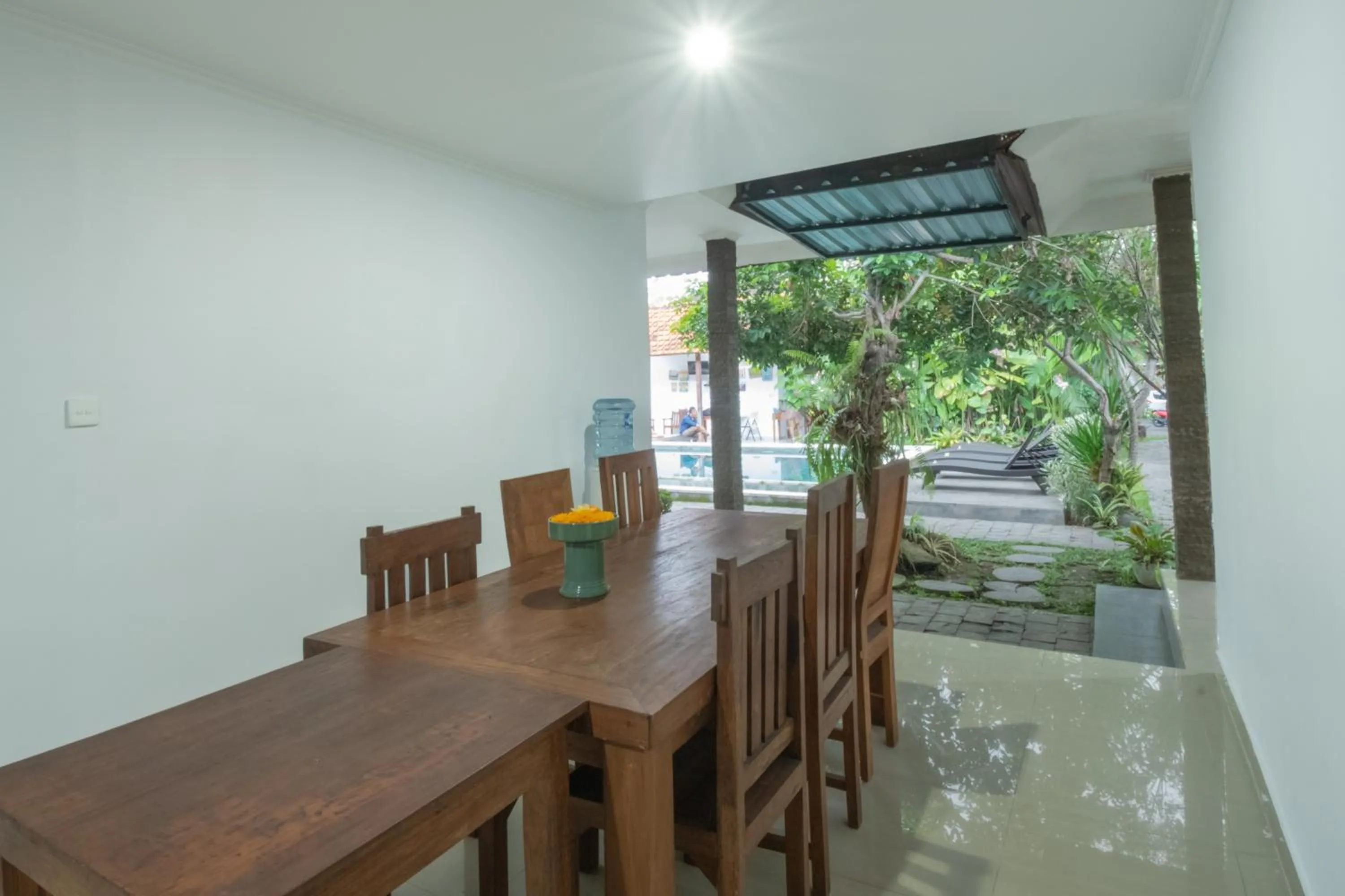 Dining area in Green Papaya House