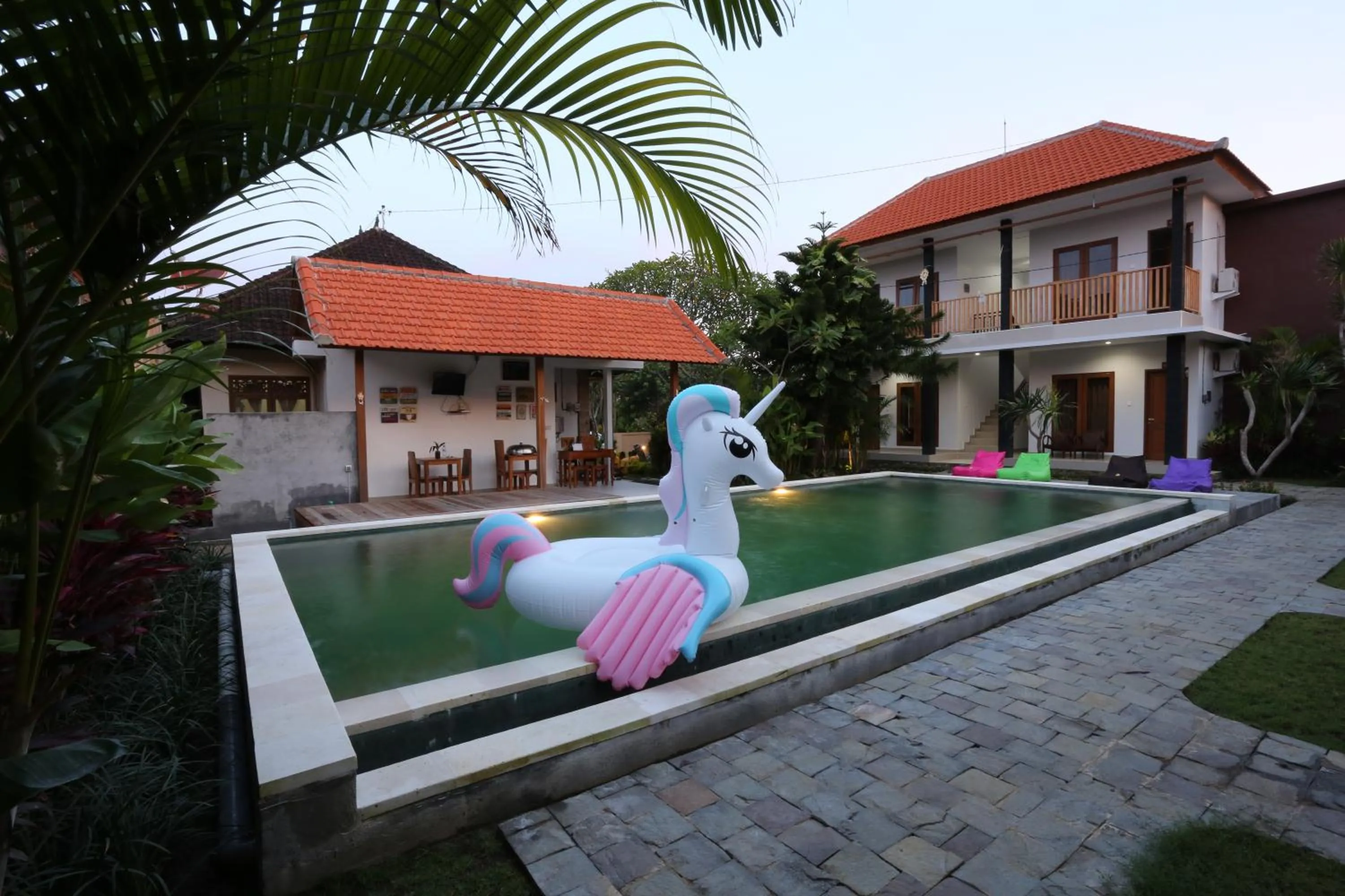 Swimming pool in Green Papaya House