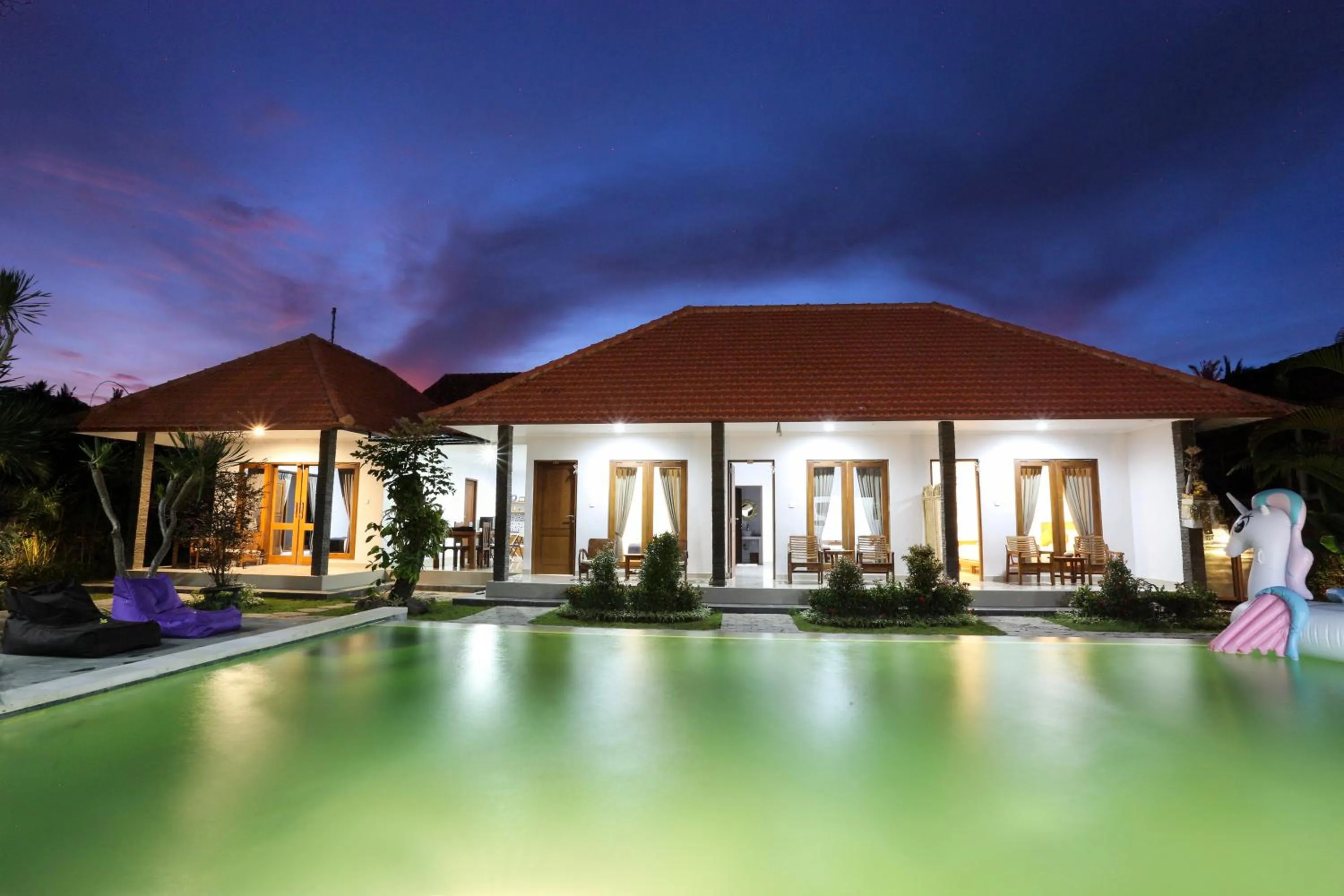 Swimming pool in Green Papaya House