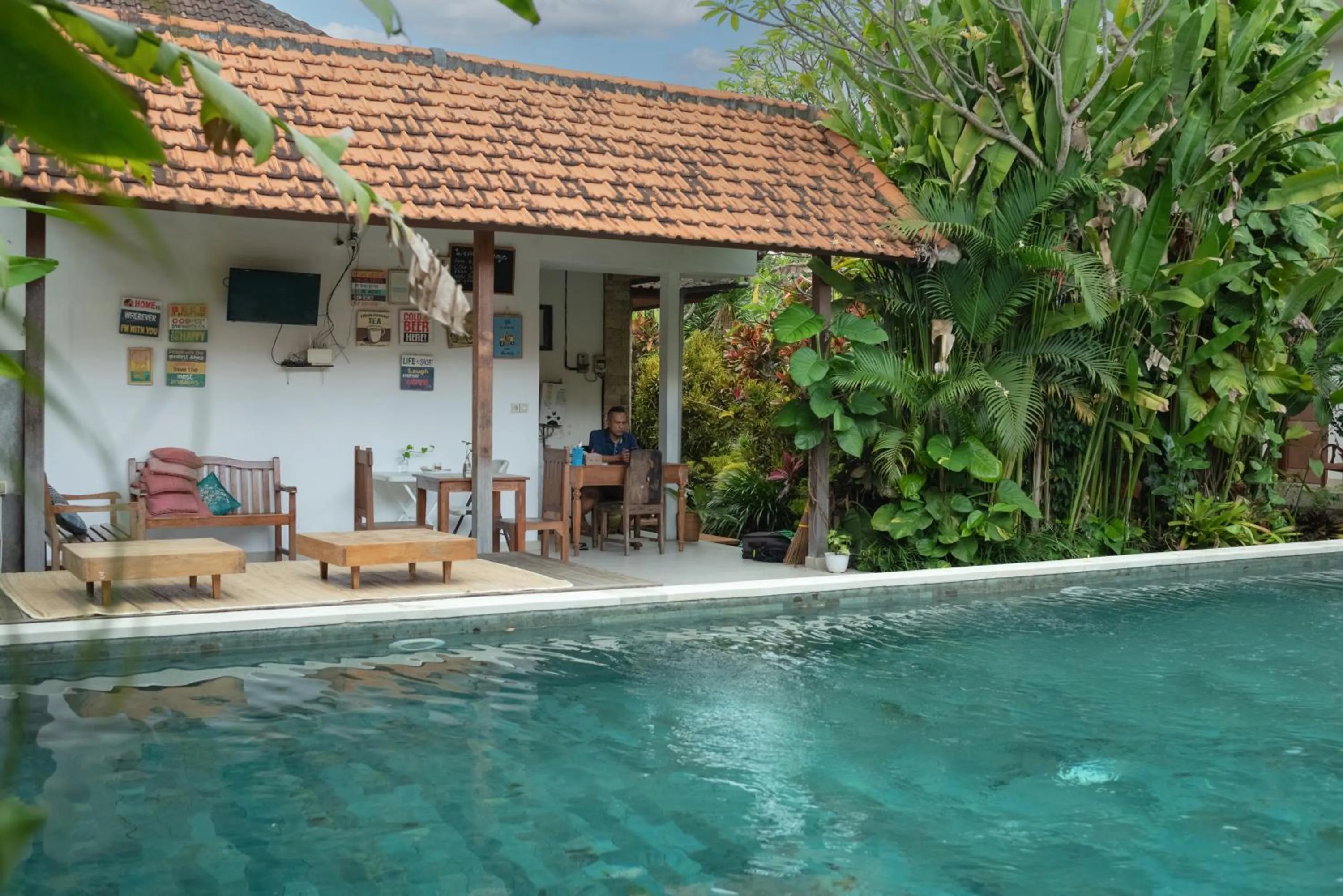 Swimming pool in Green Papaya House