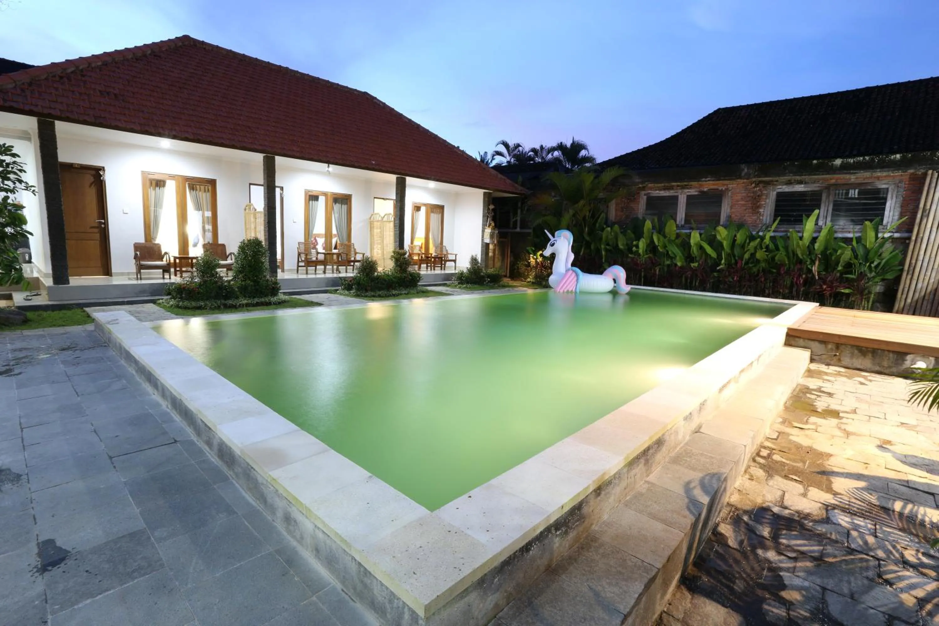 Swimming pool in Green Papaya House