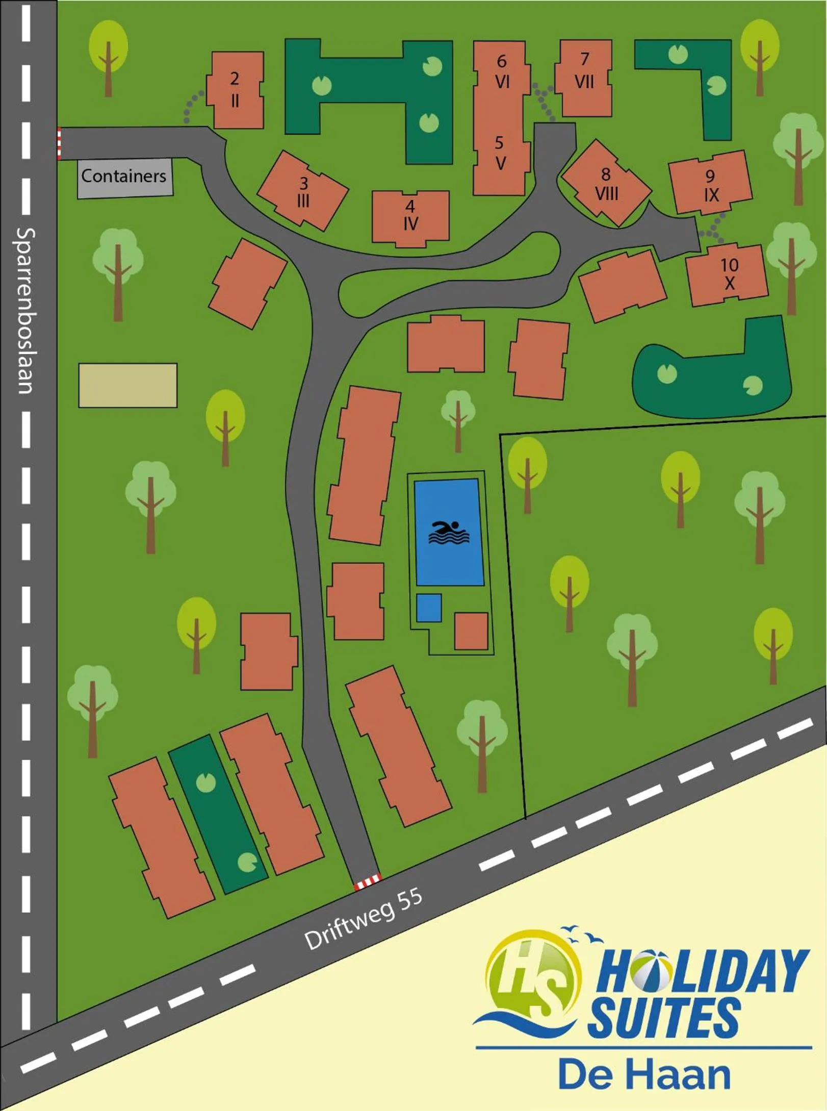 Floor plan in Holiday Suites De Haan