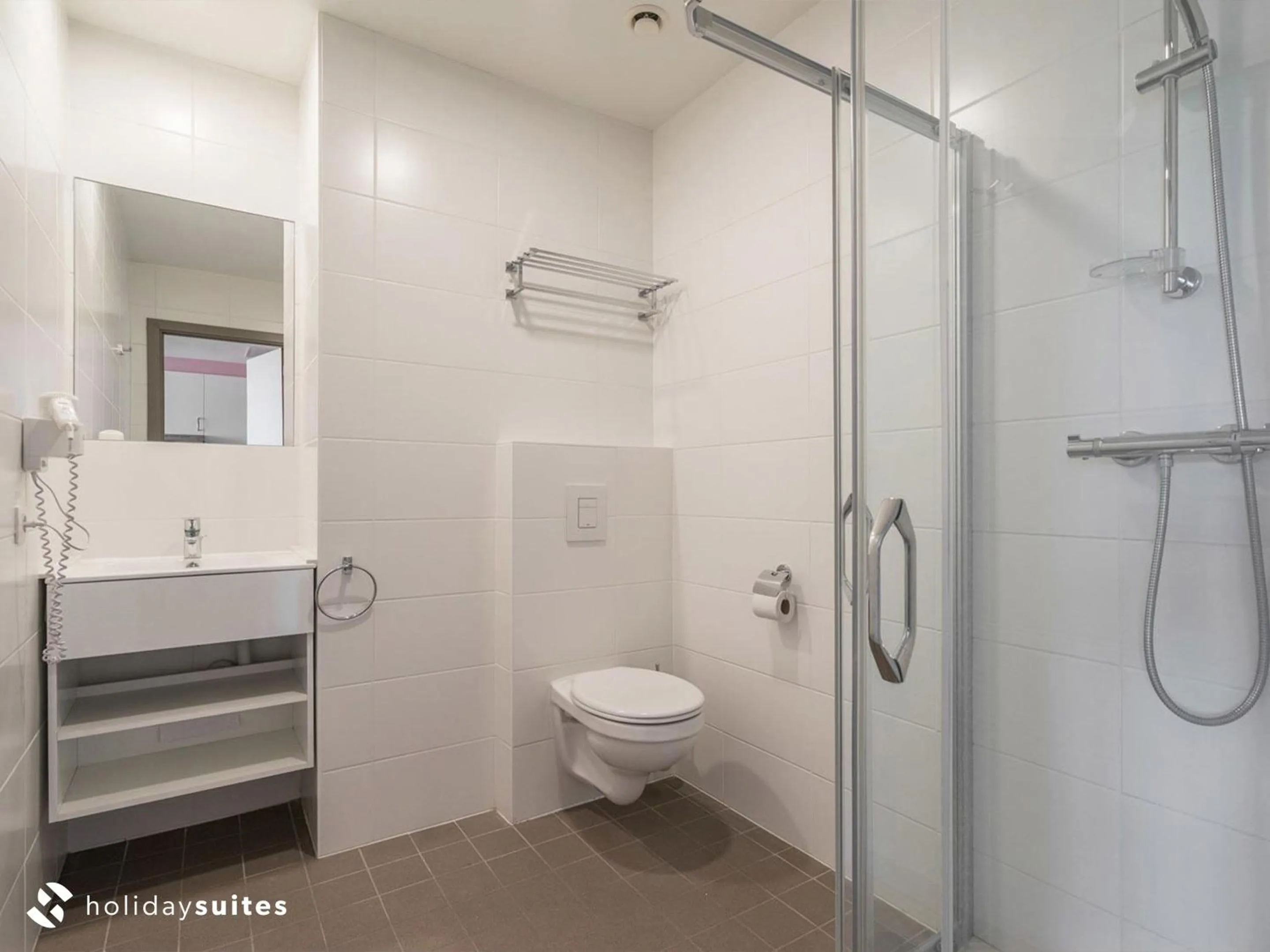 Shower in Holiday Suites Westende - Middelkerke