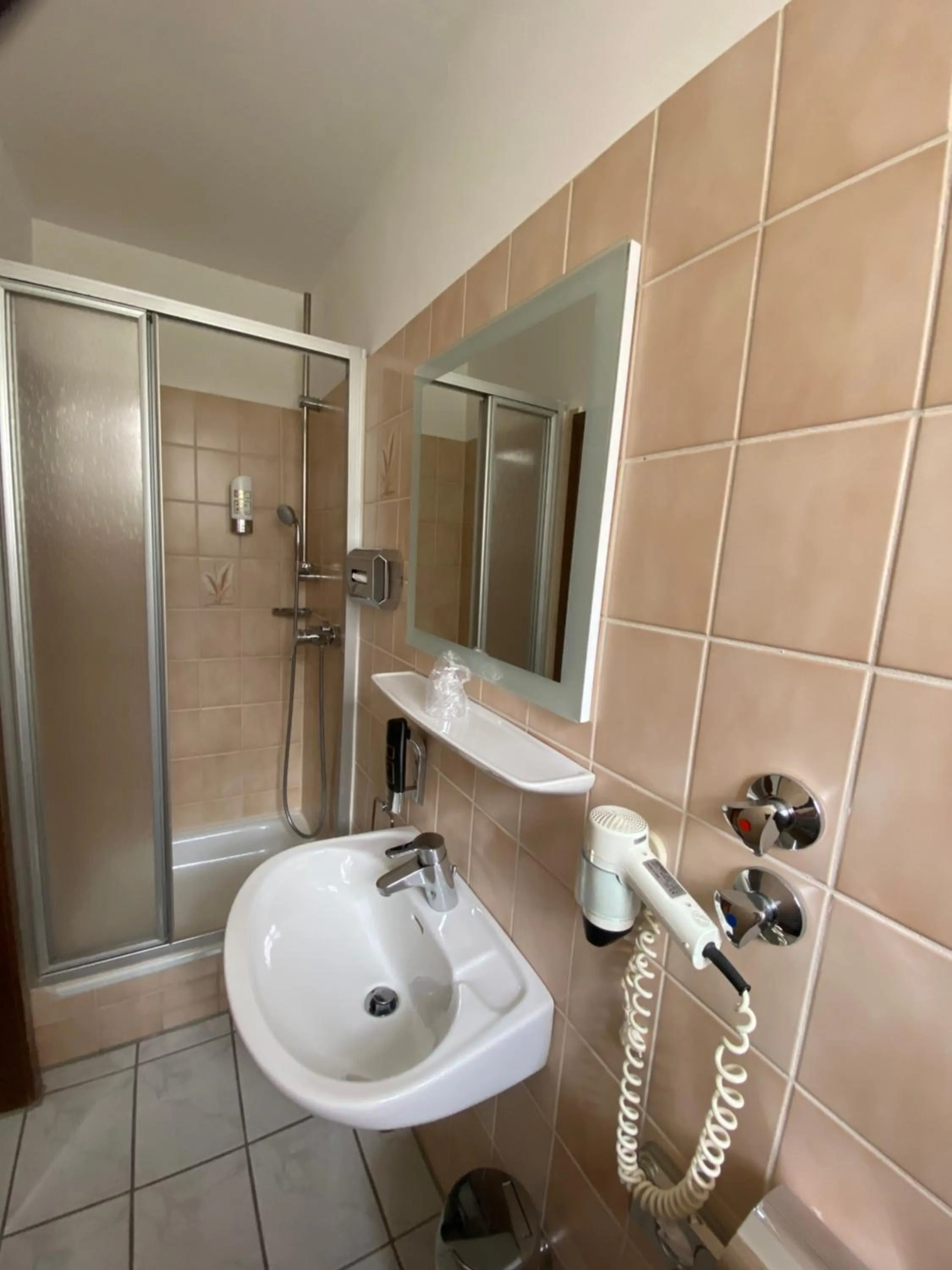 Shower in Hotel Krone