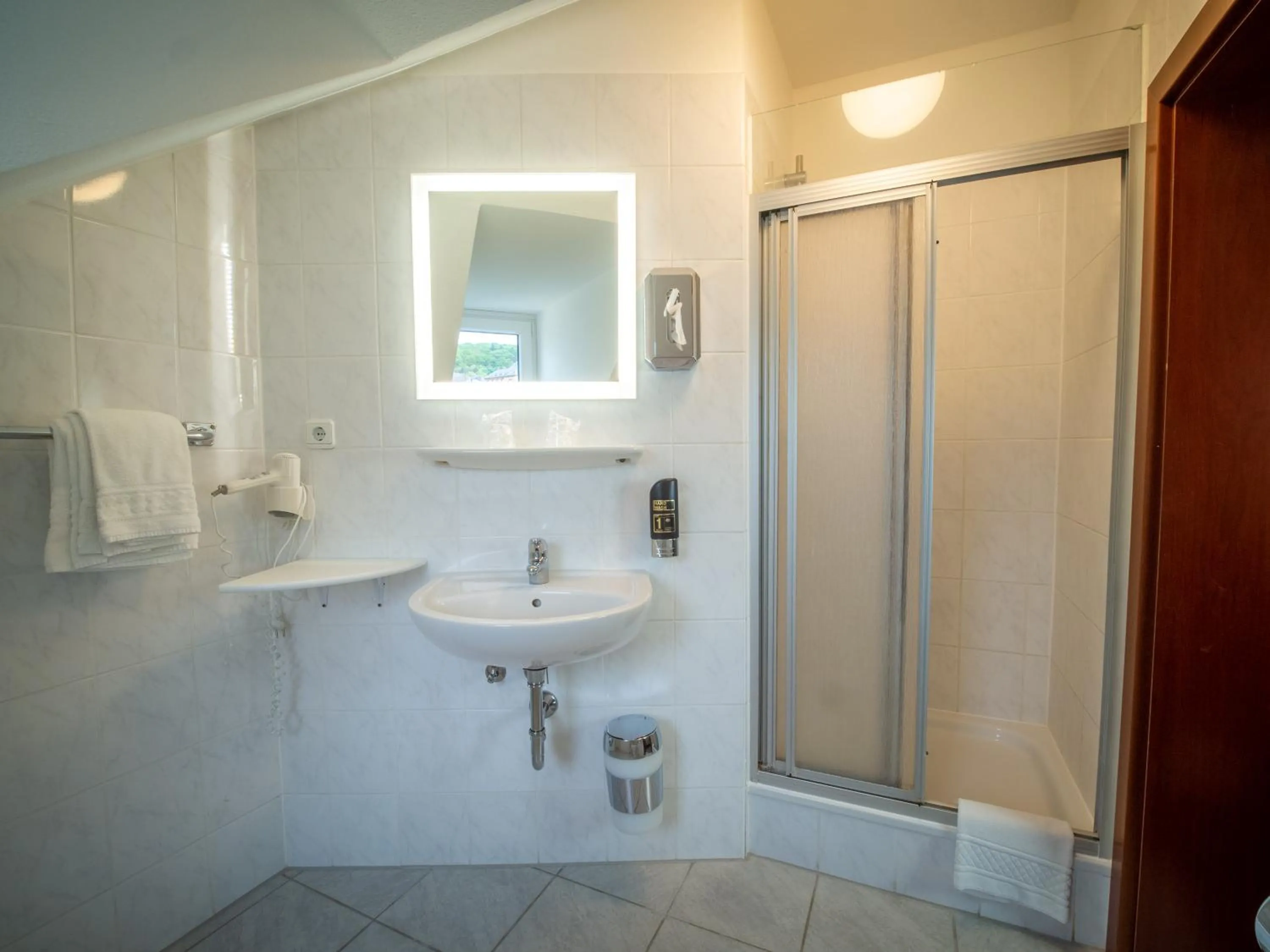 Shower in Hotel Krone