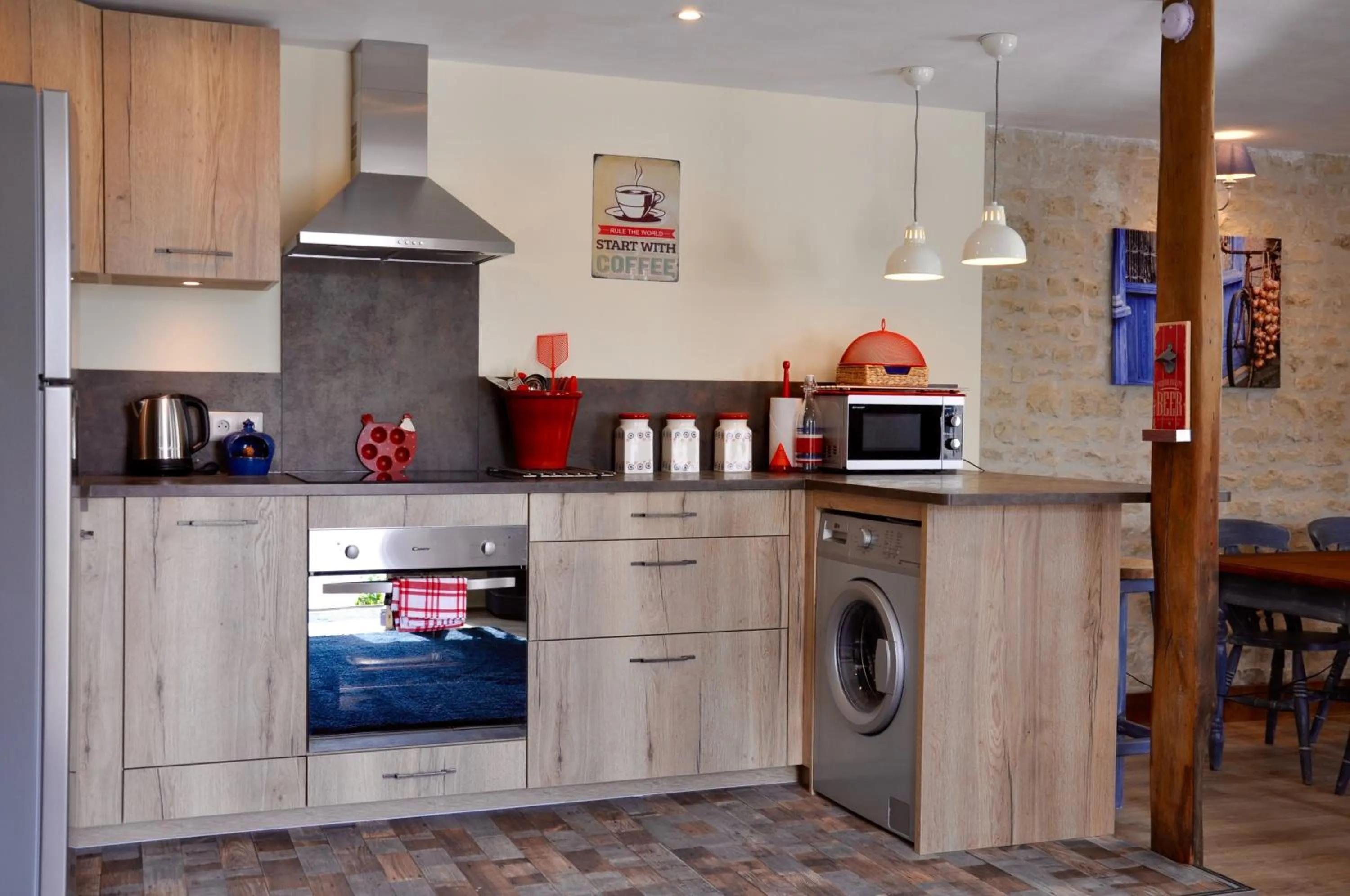 Kitchen or kitchenette in Chez Fins Bois