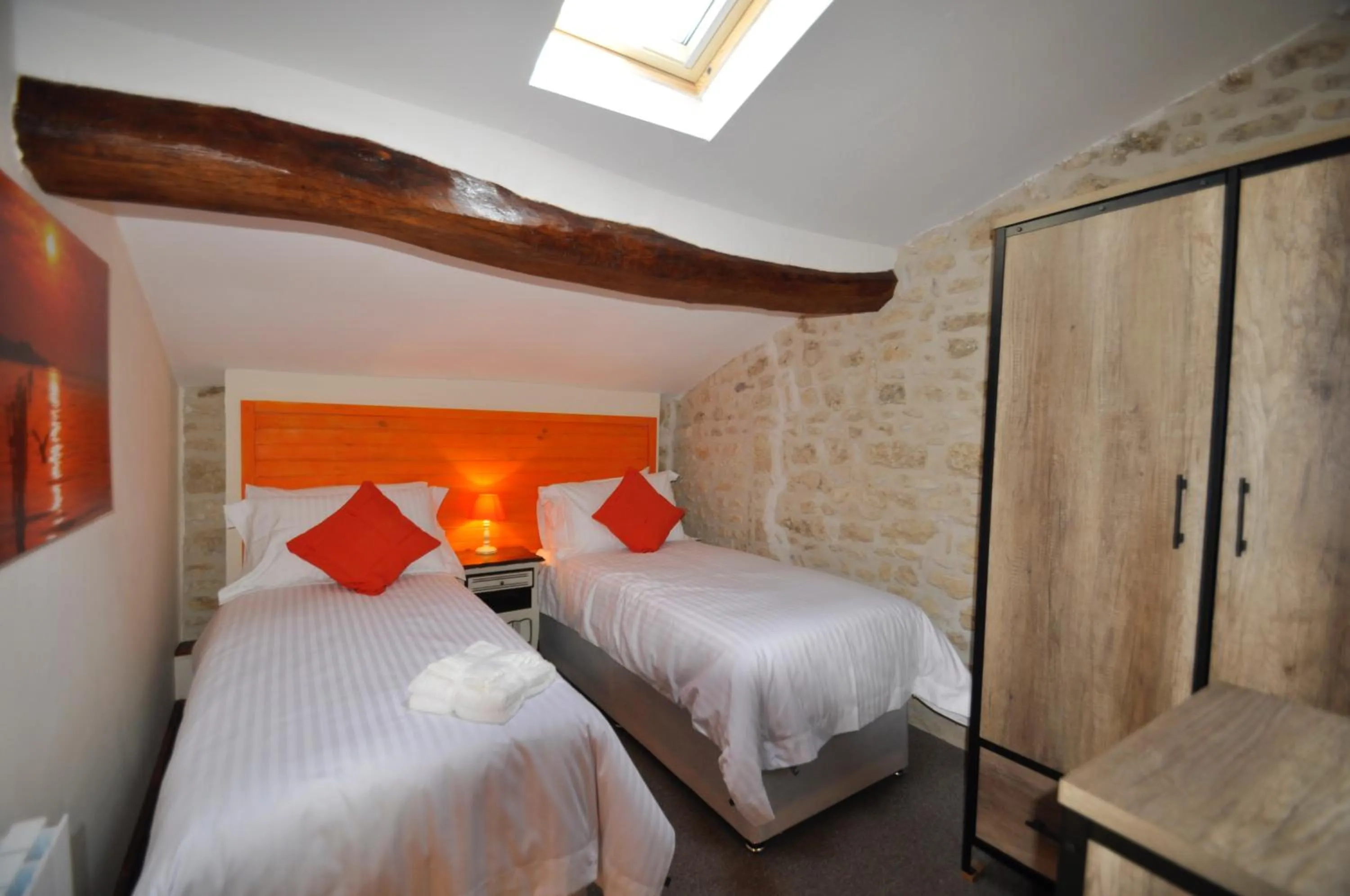 Bedroom, Bed in Chez Fins Bois