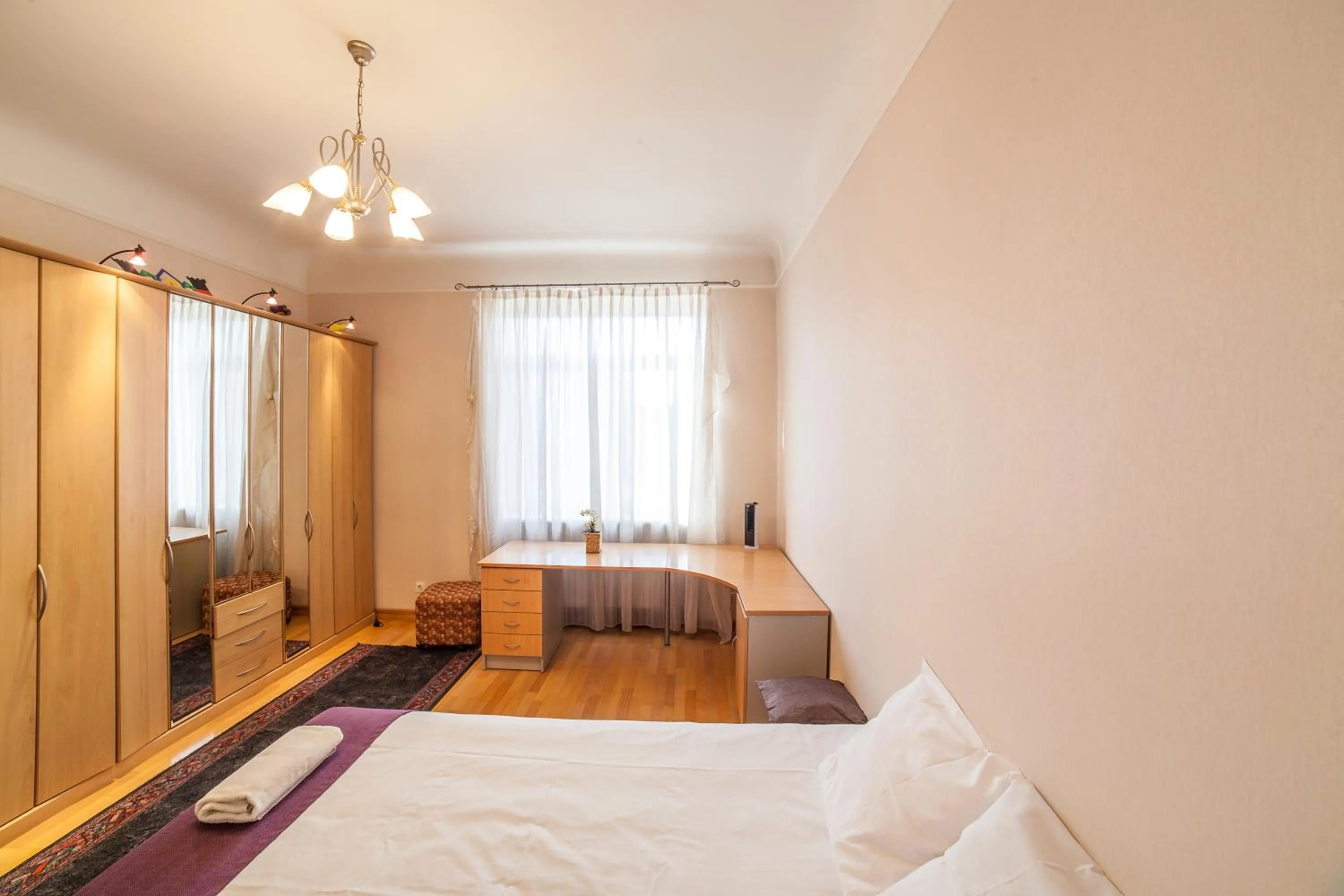 Bedroom, Bed in Heart of Old-Town Apartments