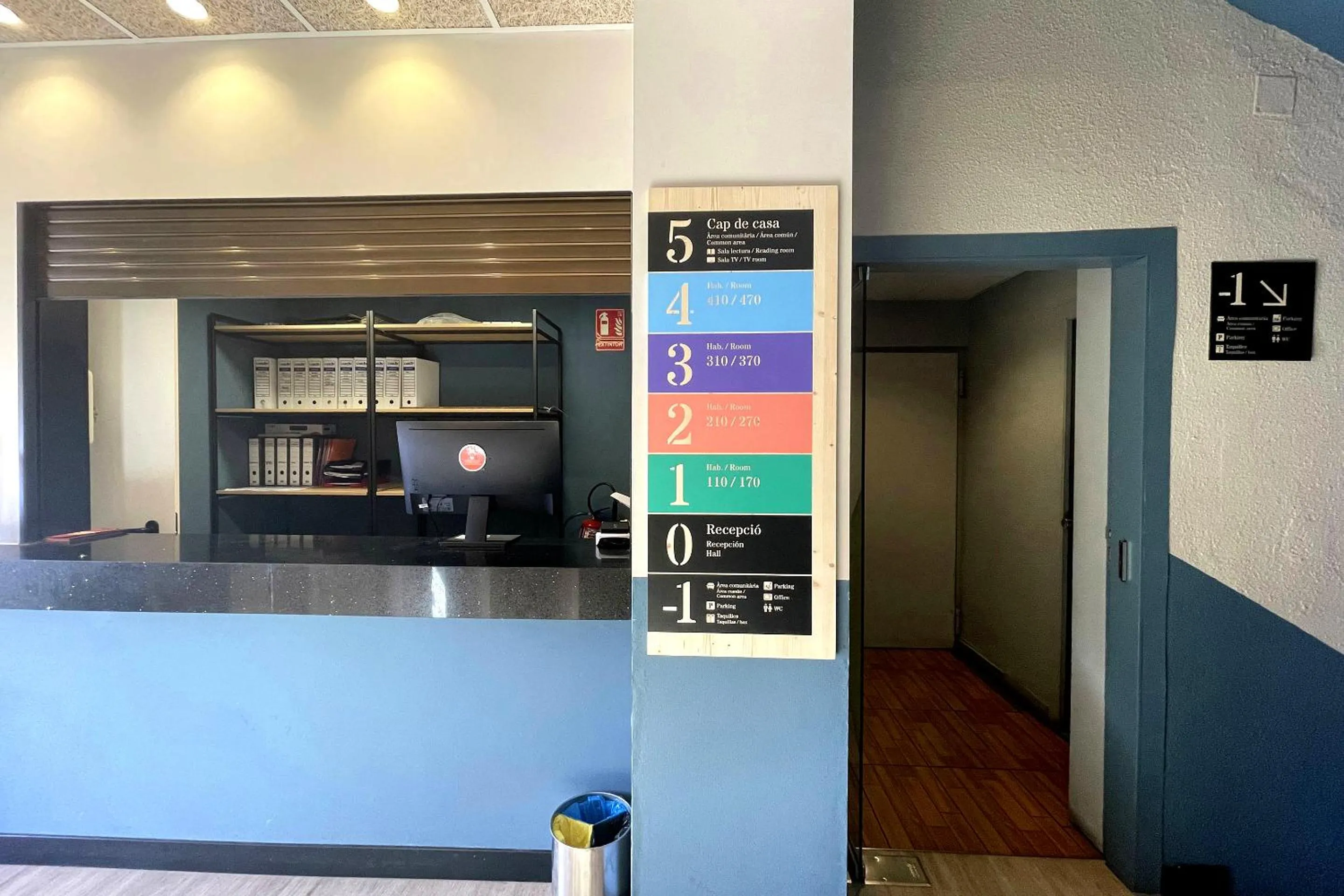 Lobby or reception in Font Andorra Hostel by Nexta