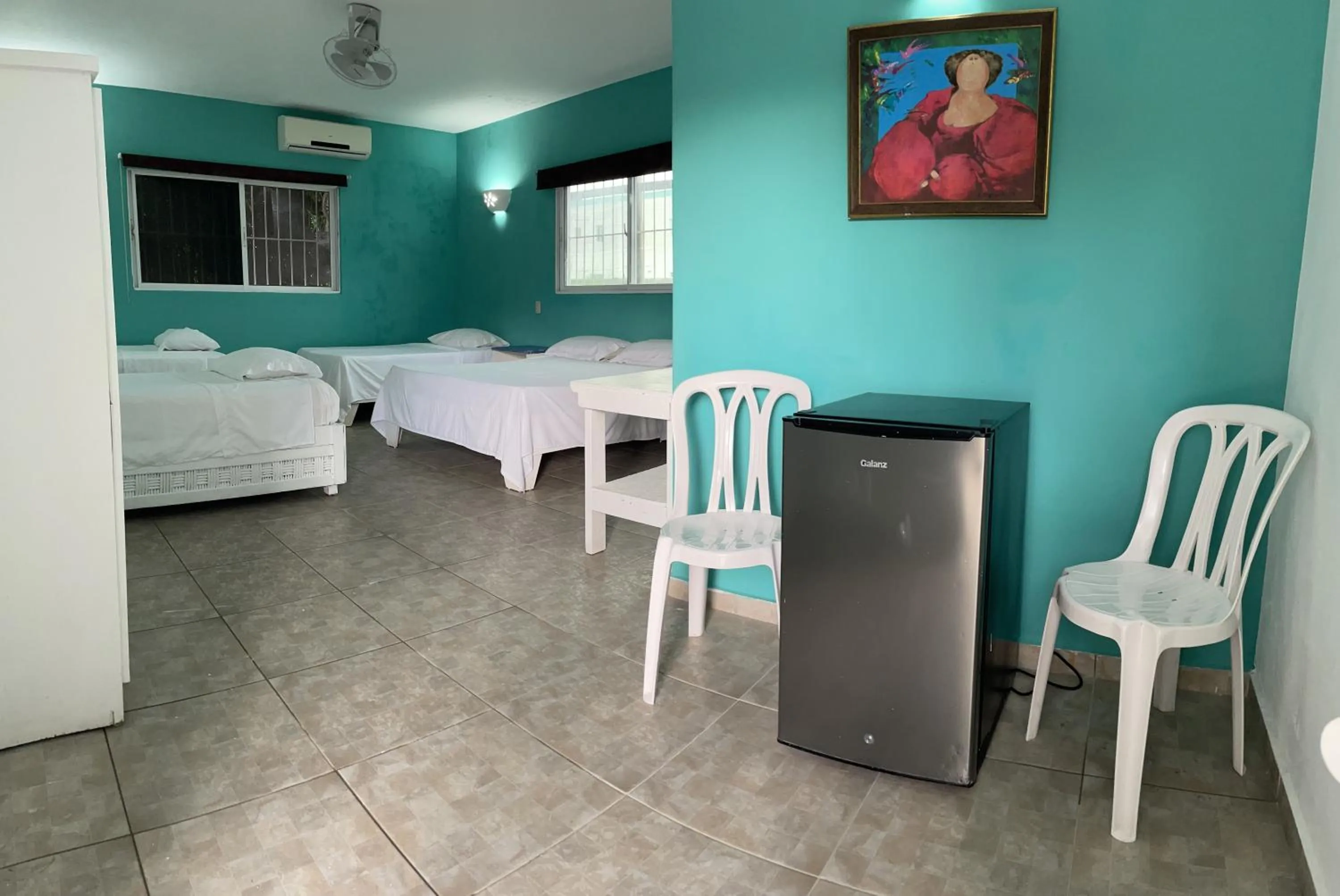 Bed in Albergo El Pulpo, Bayahíbe