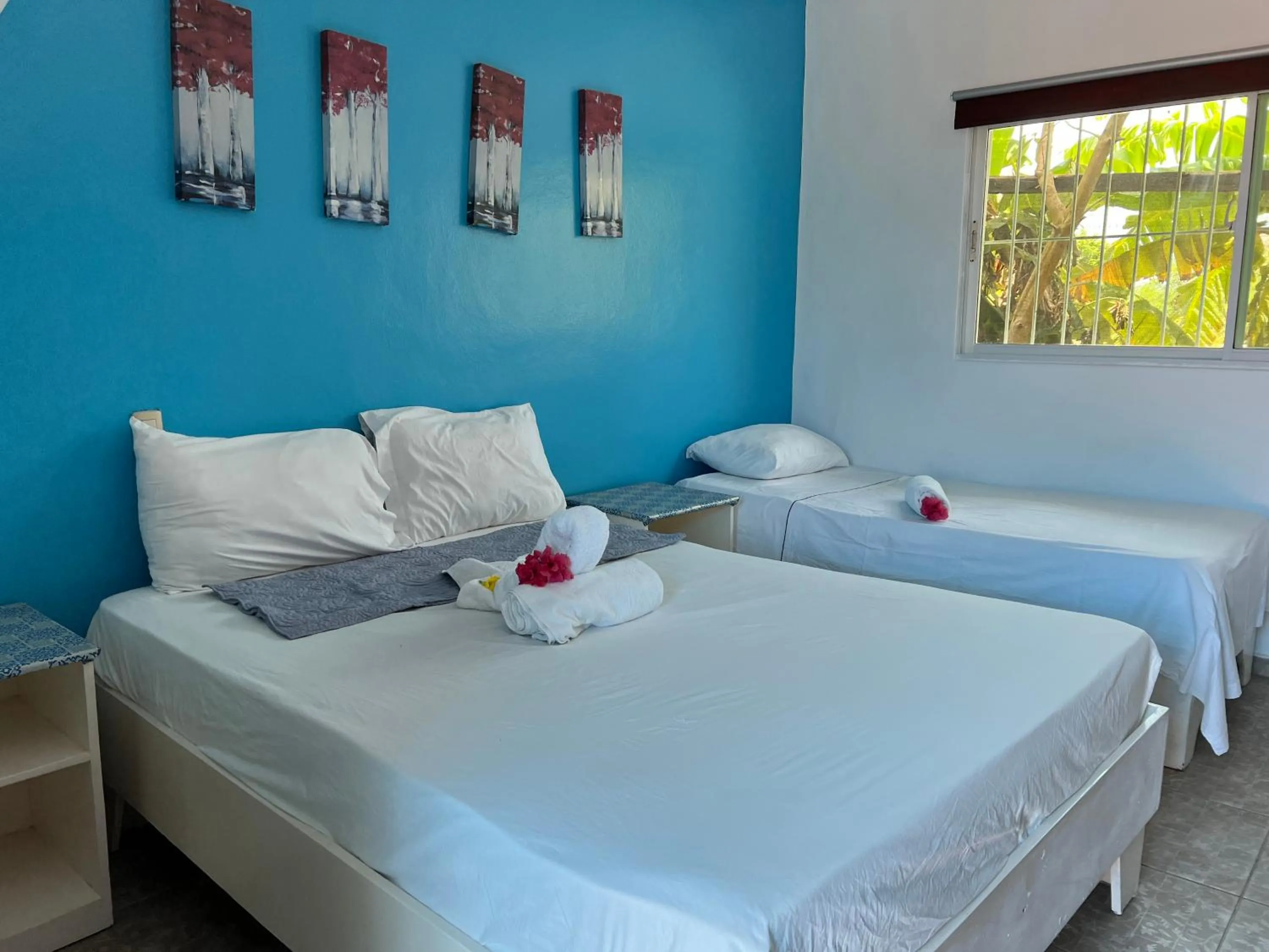 Bed in Albergo El Pulpo, Bayahíbe