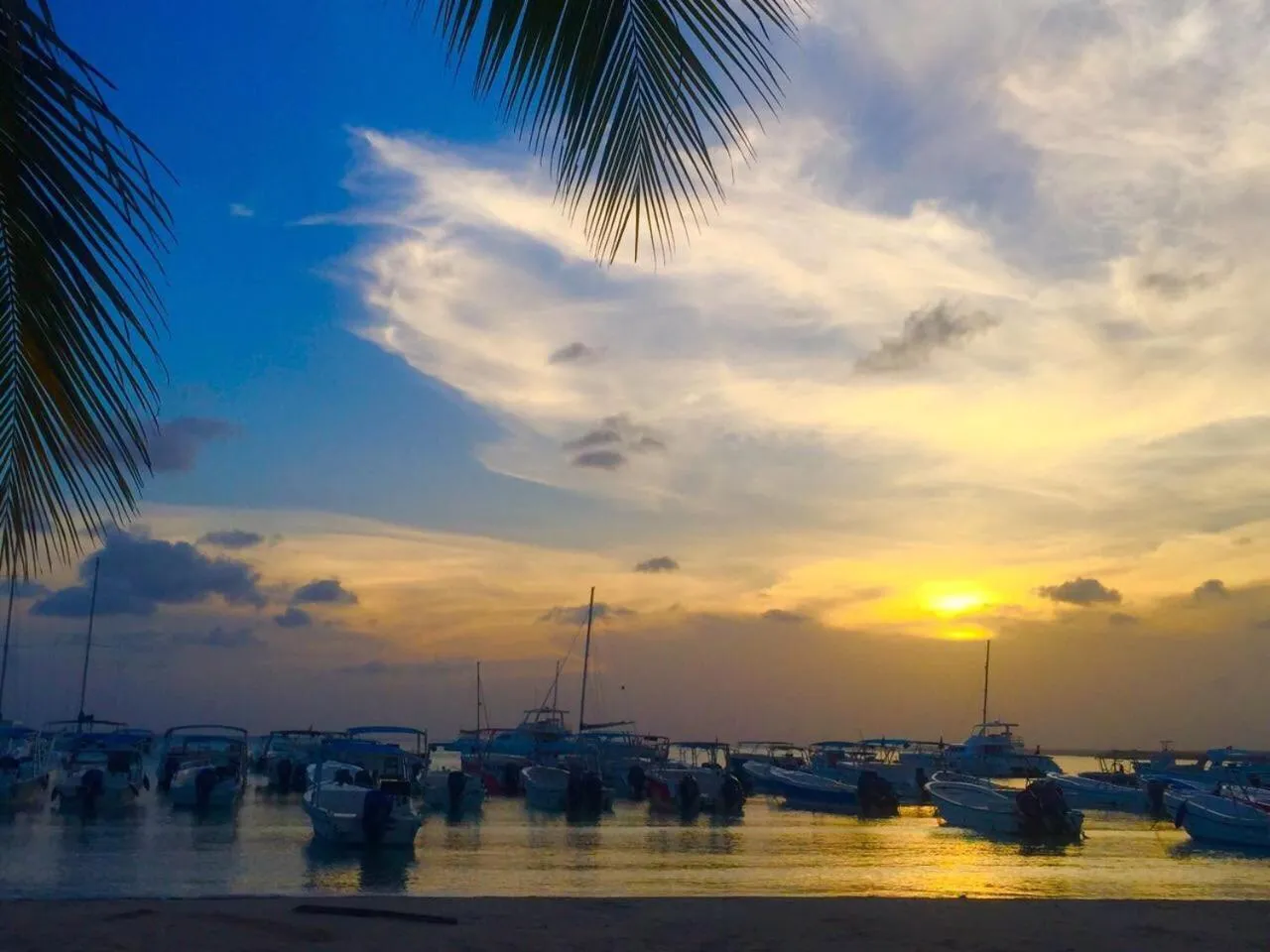 Sunset in Albergo El Pulpo, Bayahíbe