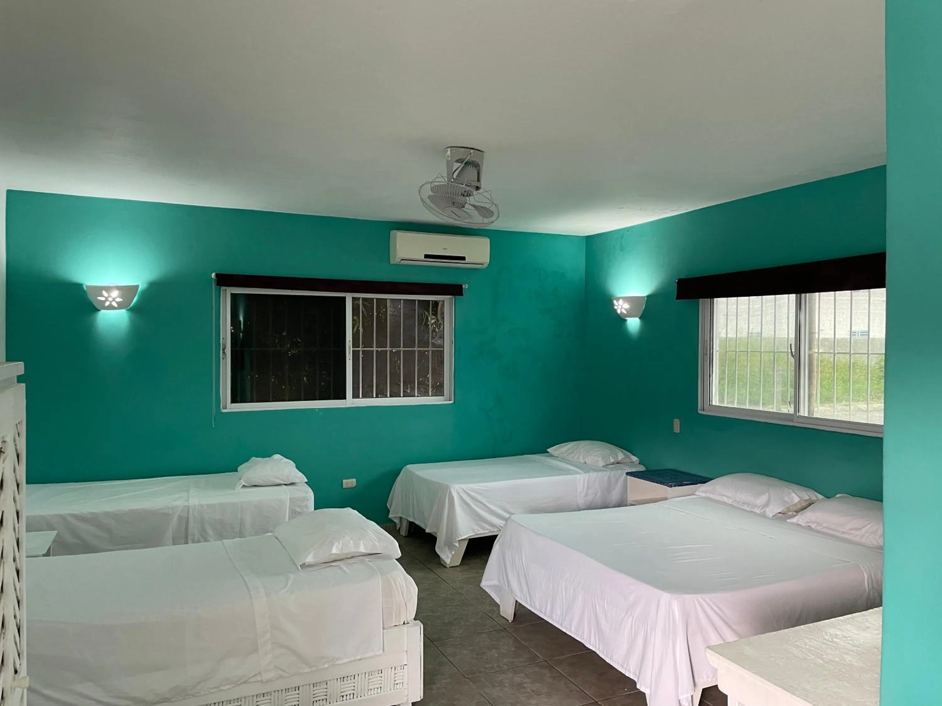 Bed in Albergo El Pulpo, Bayahíbe