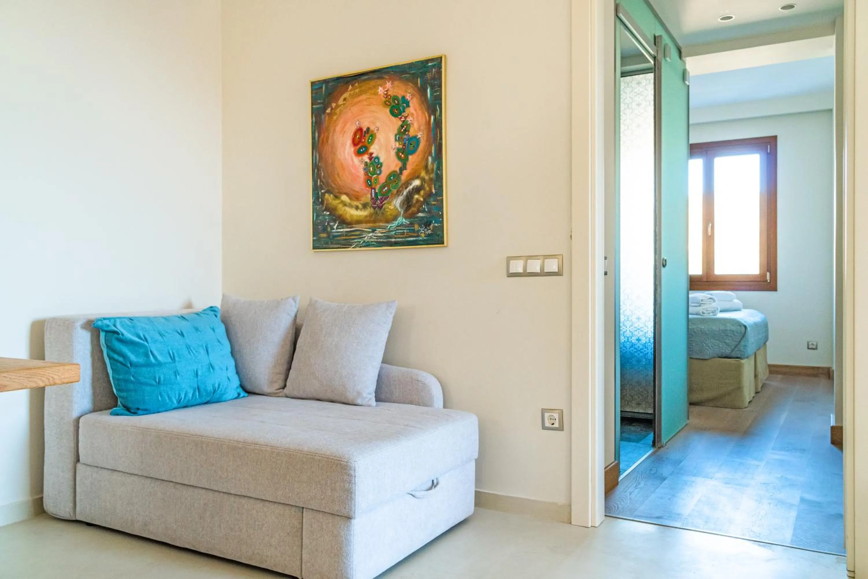 Living room in Belvedere Andros