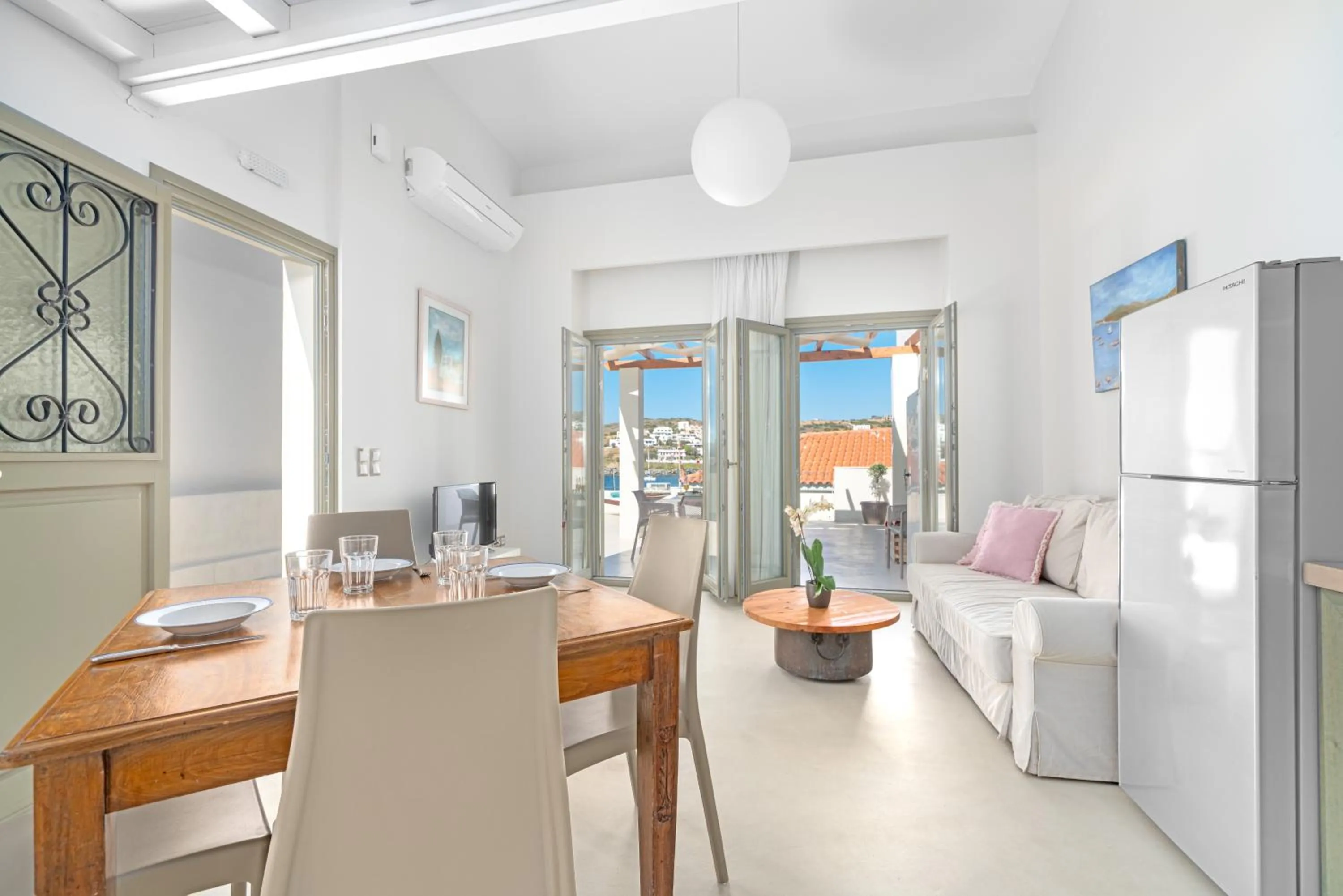 Living room in Belvedere Andros