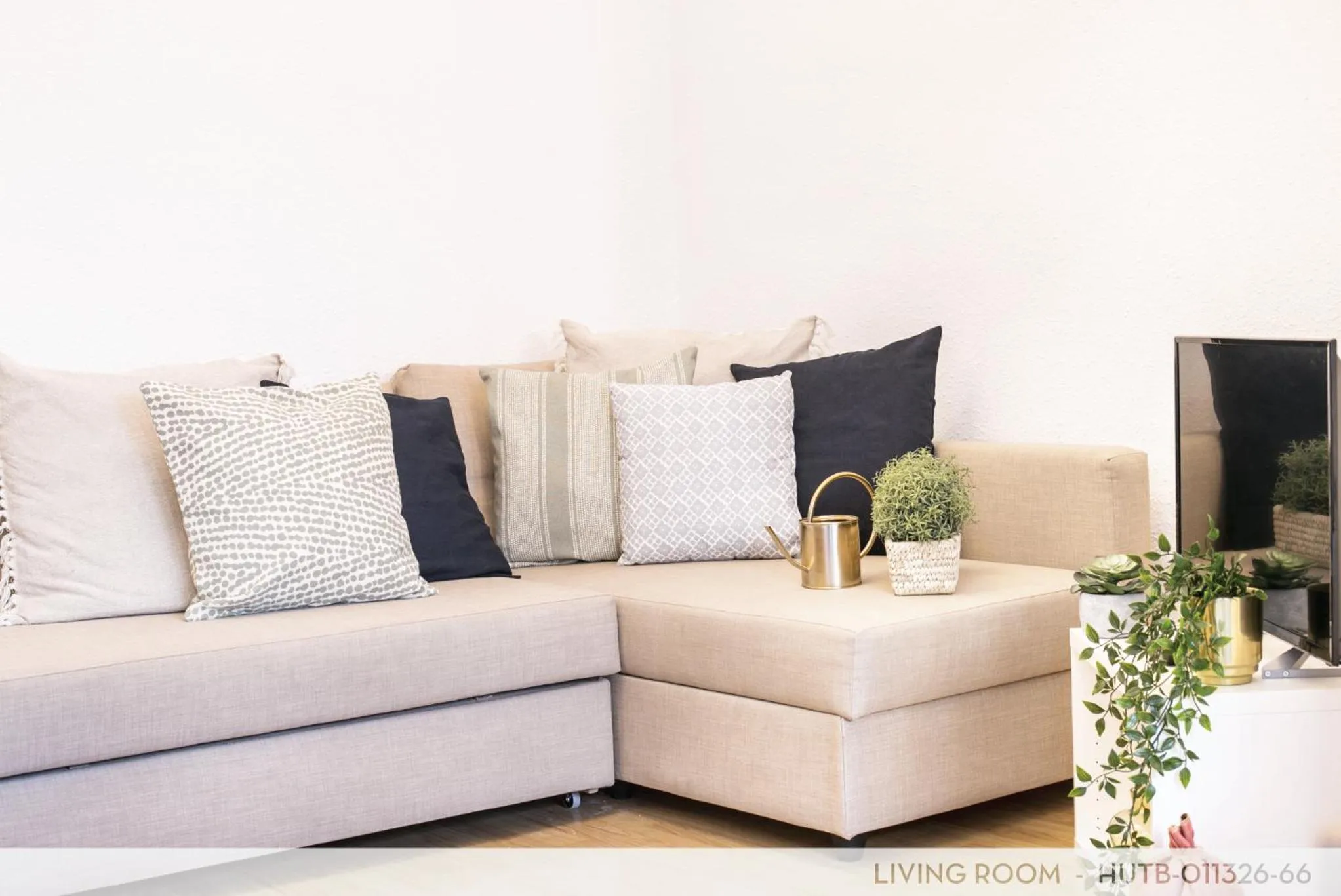 Living room in Suite Place Barcelona Còrsega