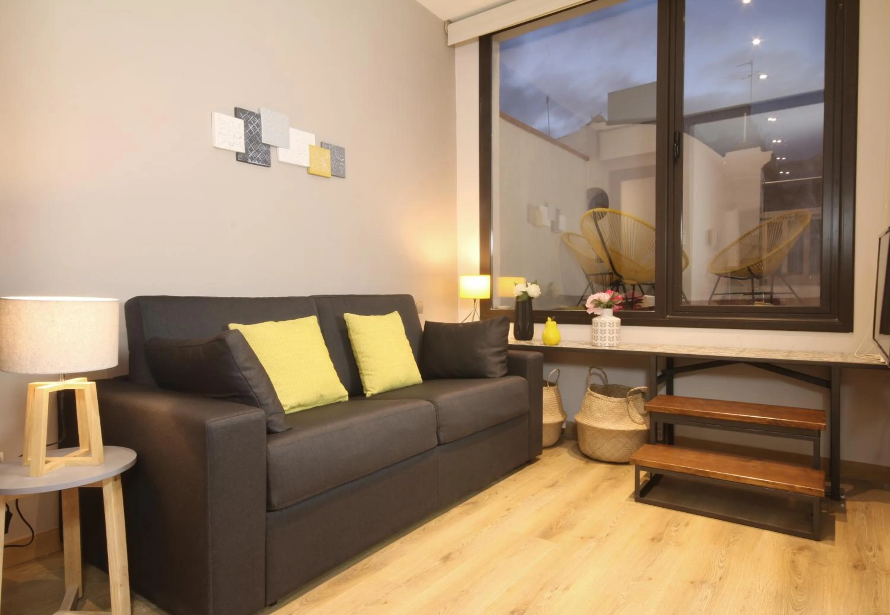 Living room in Suite Place Barcelona Còrsega