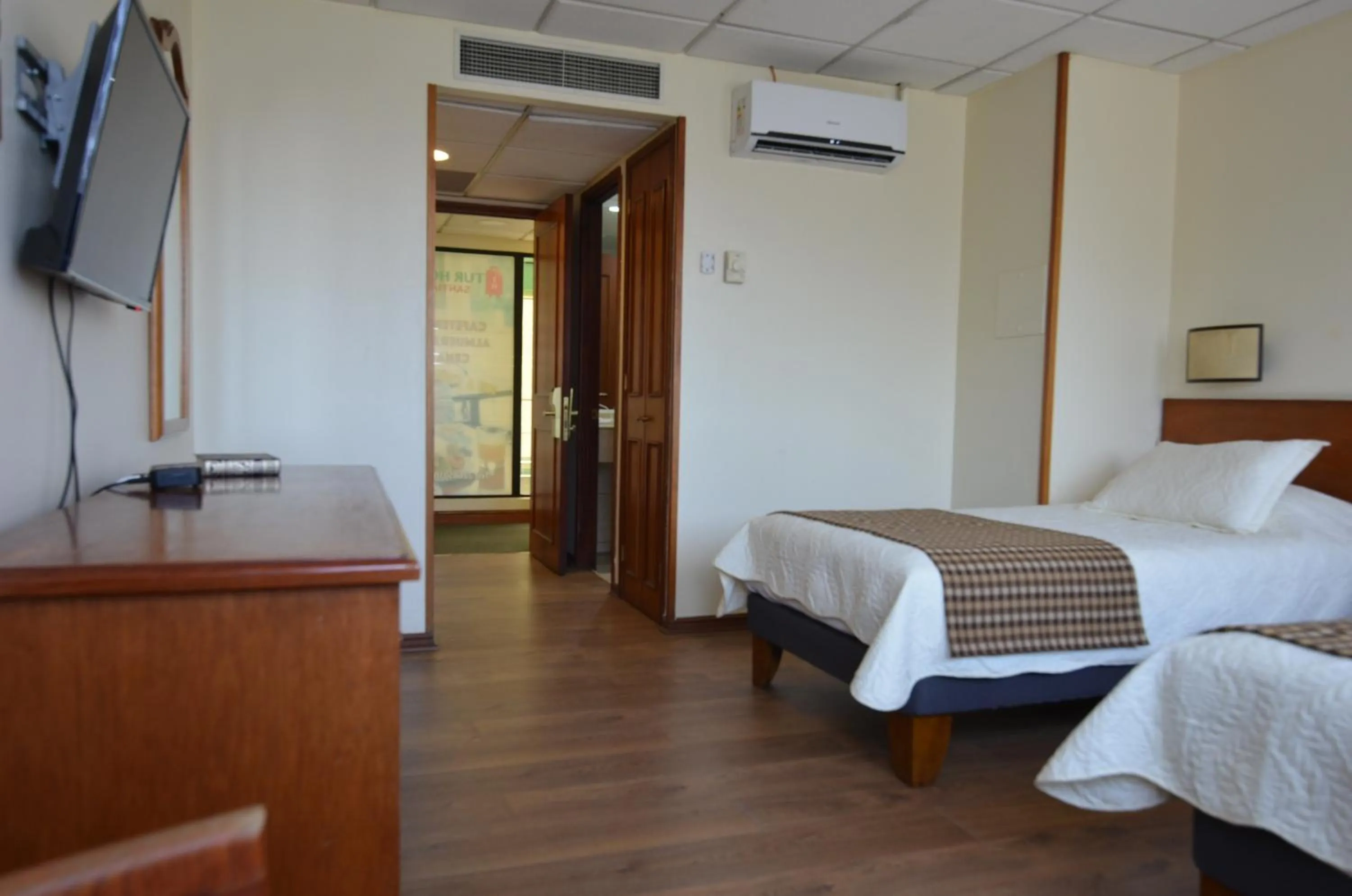 Decorative detail, Bed in Tur Hotel Santiago