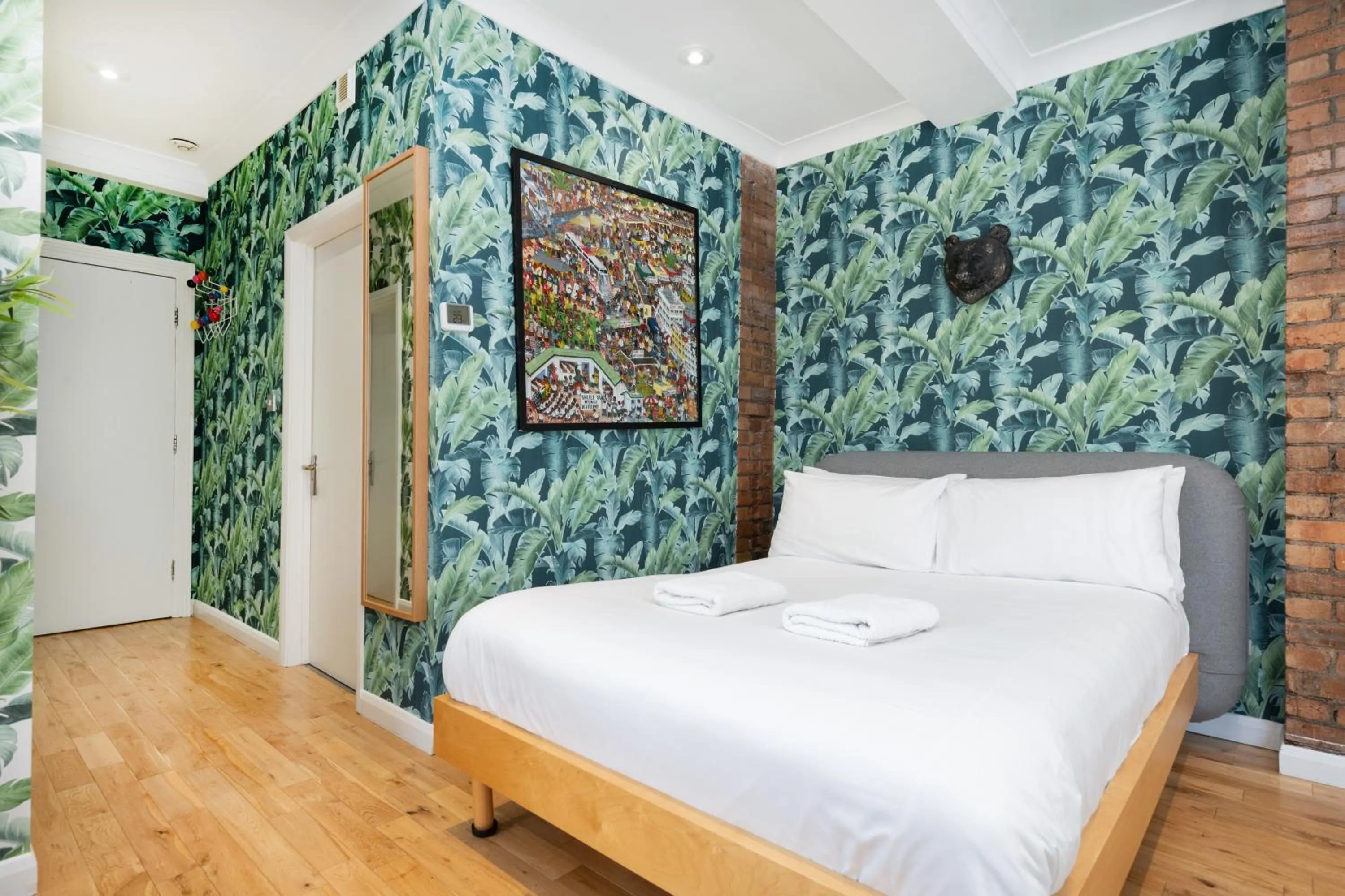 Bed in Crashpads Shoreditch Brick Lane Mini Lofts