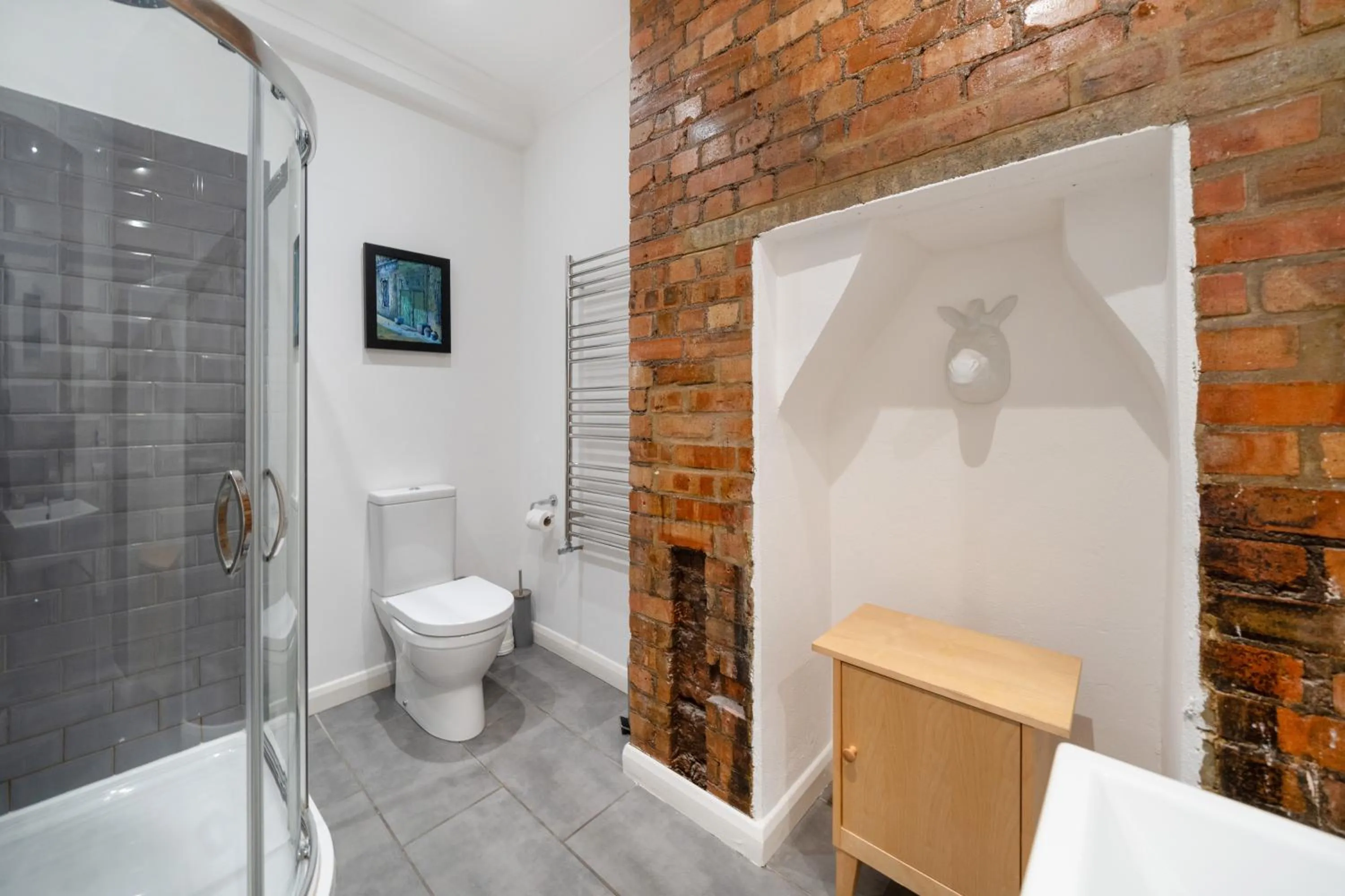 Bathroom in Crashpads Shoreditch Brick Lane Mini Lofts