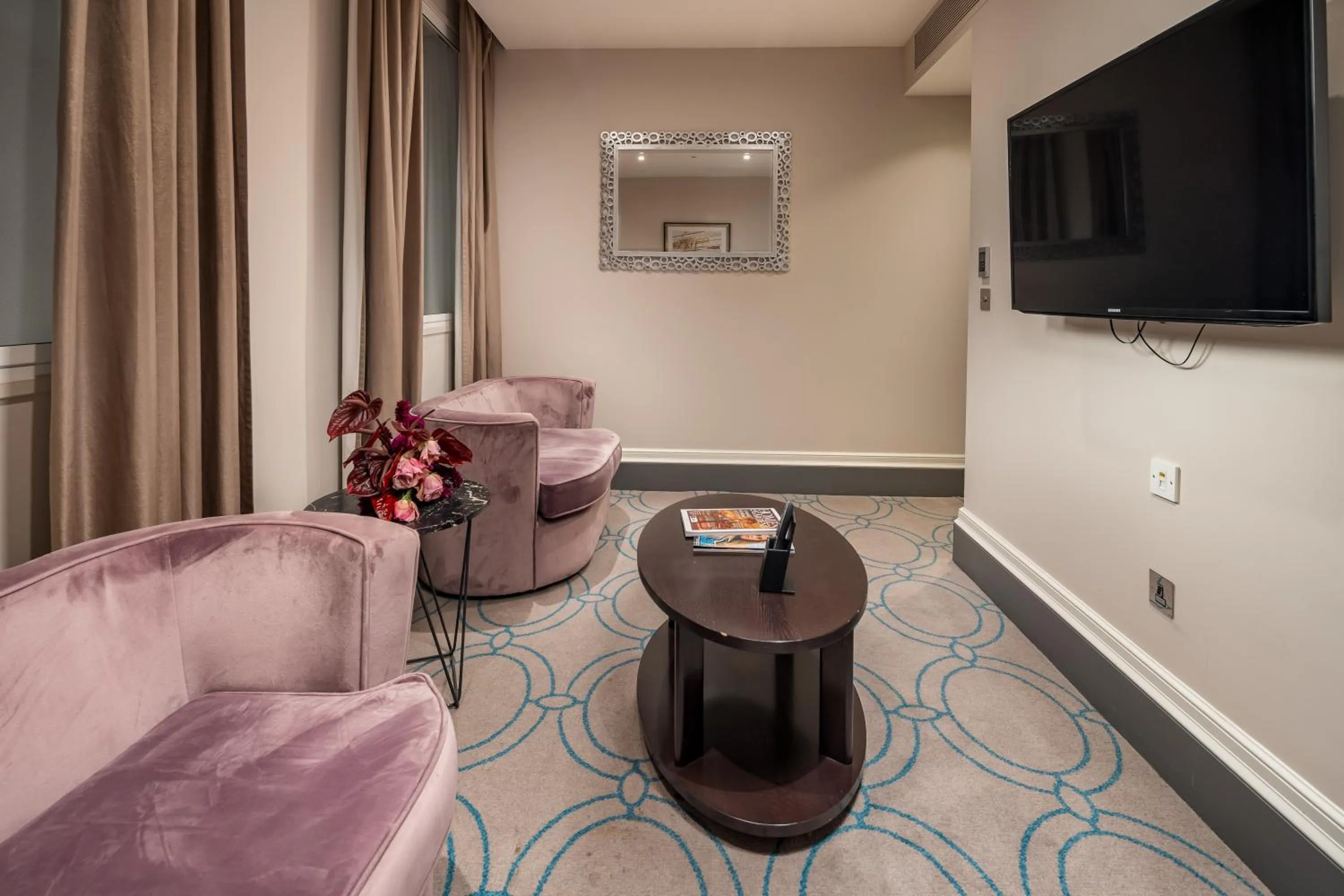 Seating area in Courthouse Hotel Shoreditch