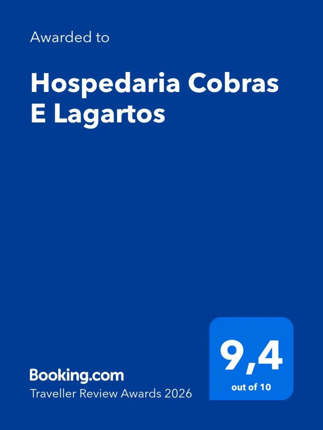 Hospedaria Cobras E Lagartos