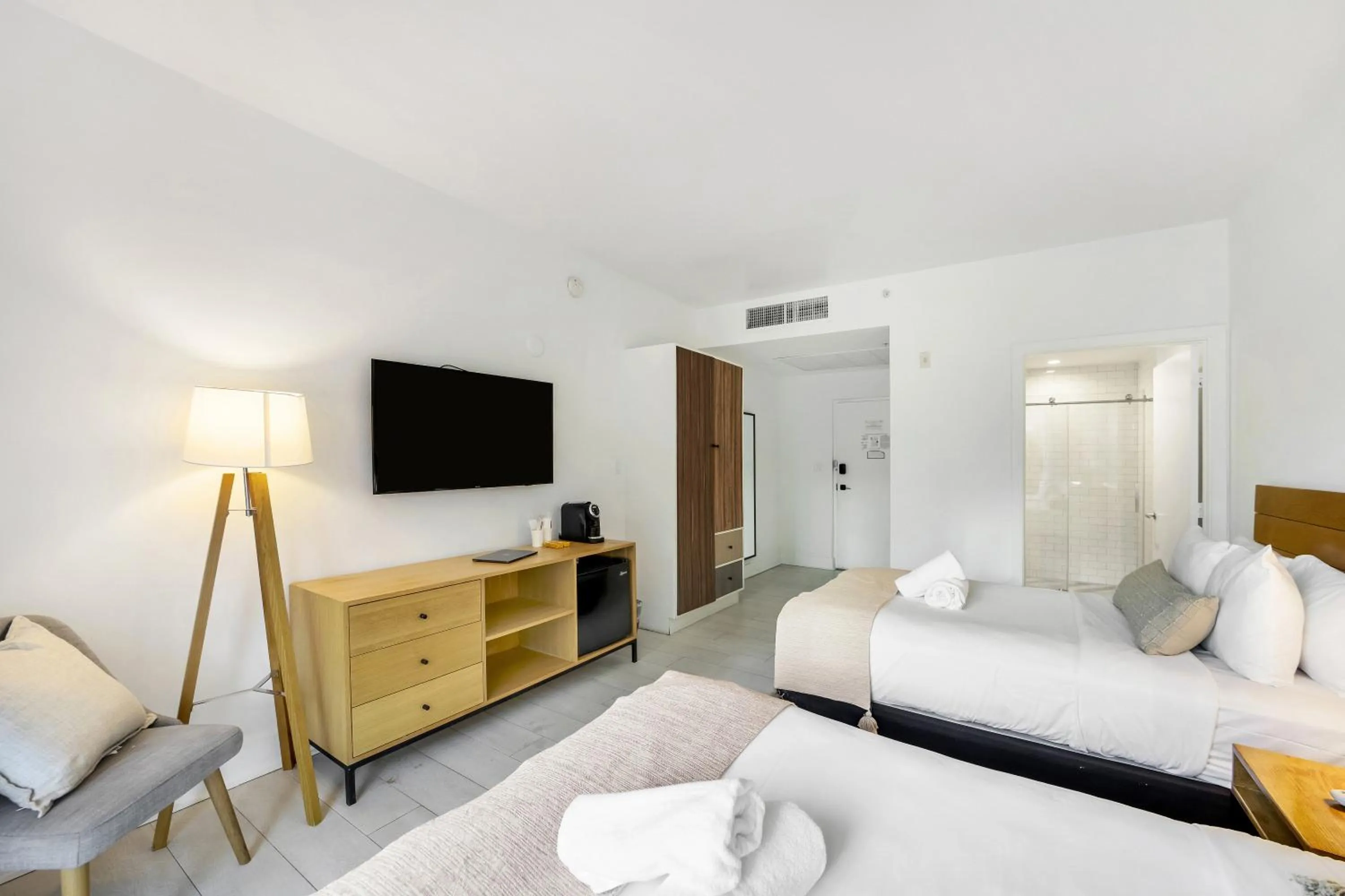 Bed in The Meridian Hotel by At Mine Hospitality