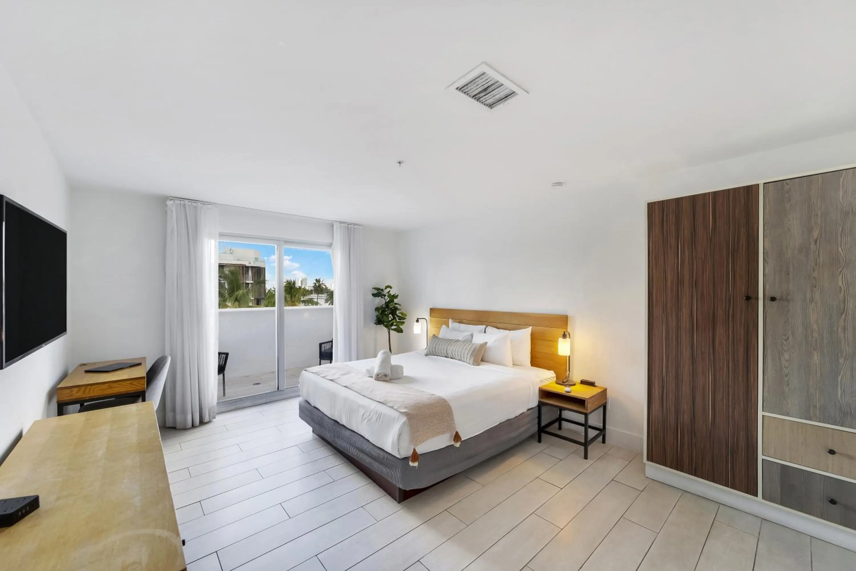 Bed in The Meridian Hotel by At Mine Hospitality