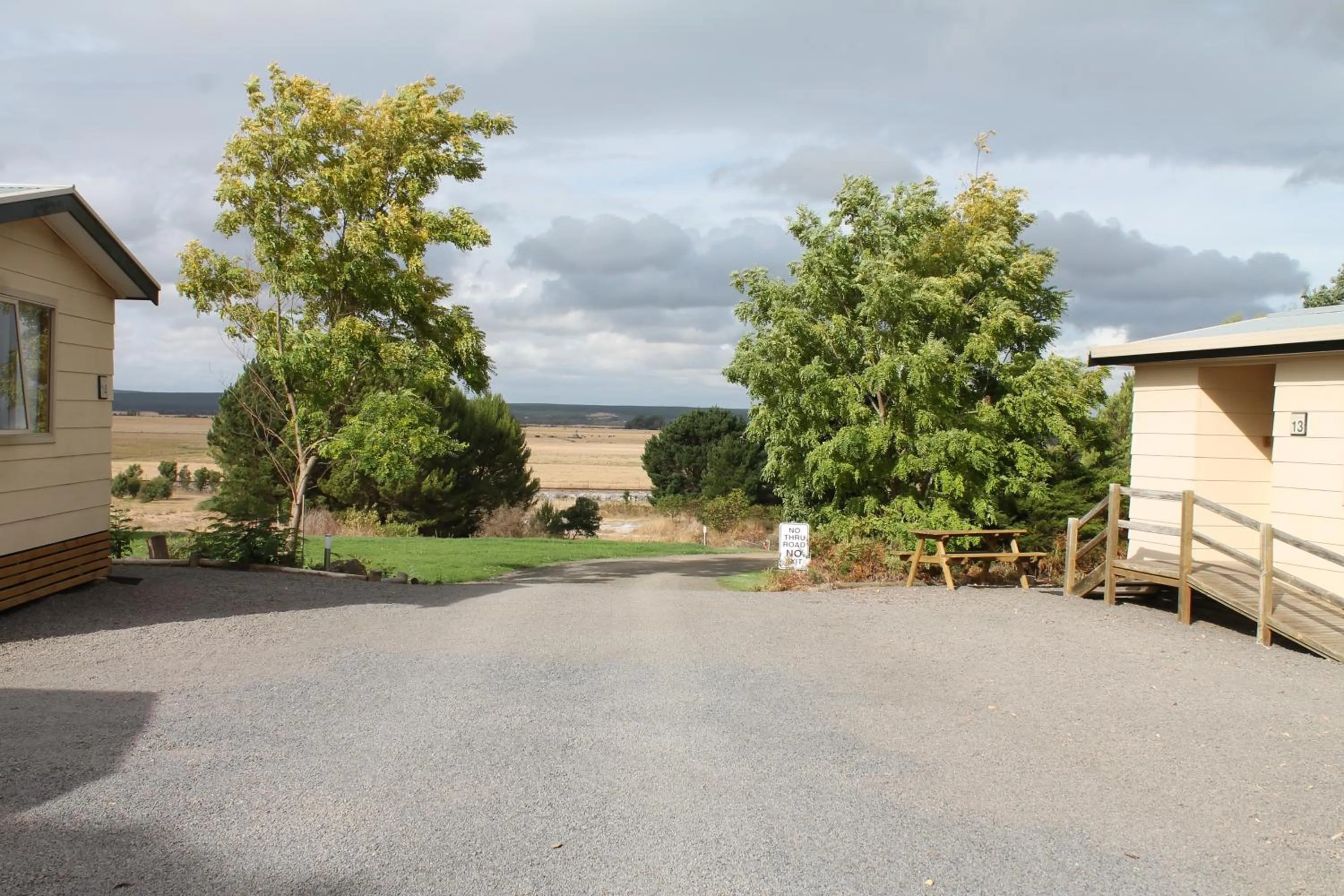 Natural landscape in Millicent Hillview Caravan Park