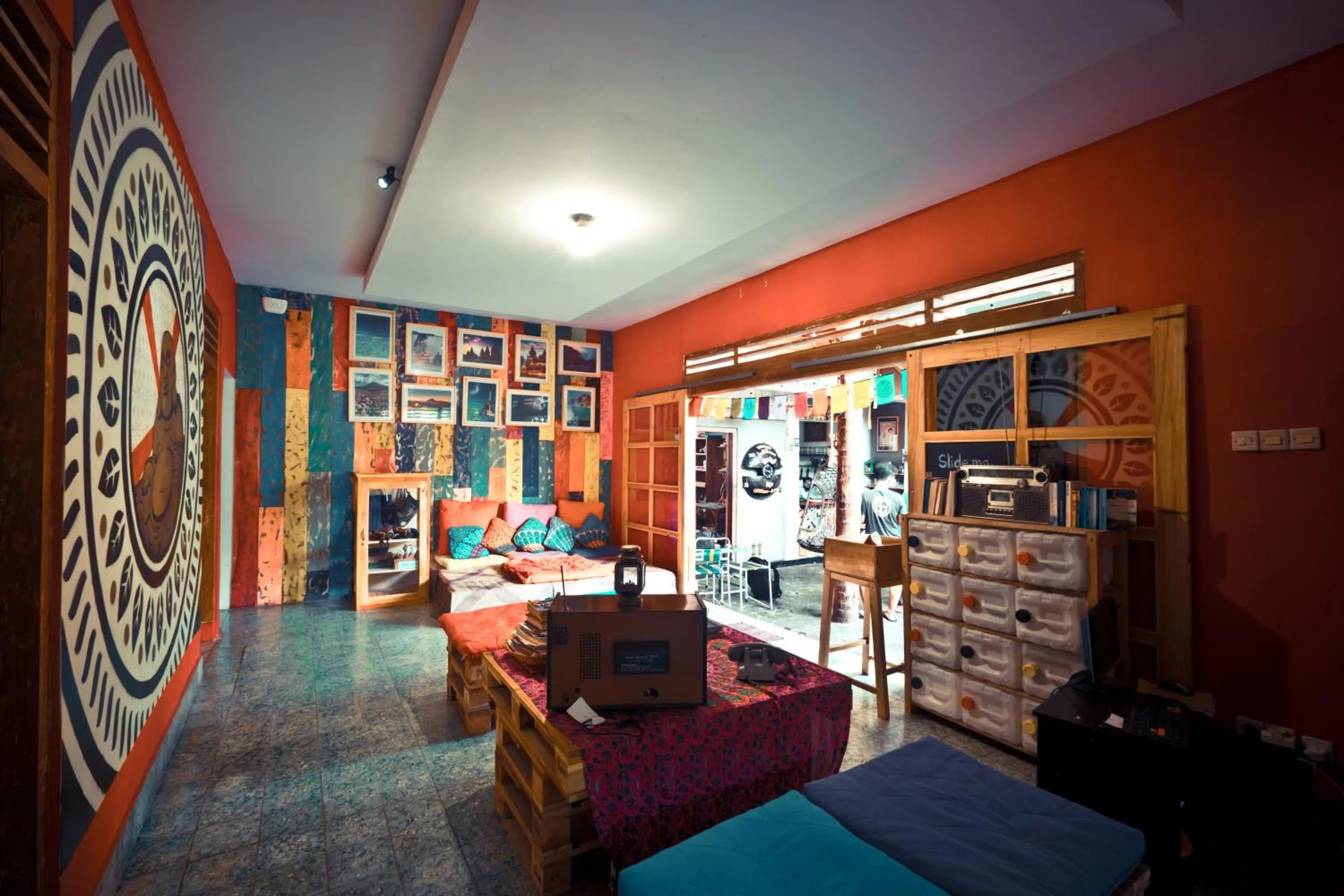 Living room, Bed in Good Karma Yogyakarta