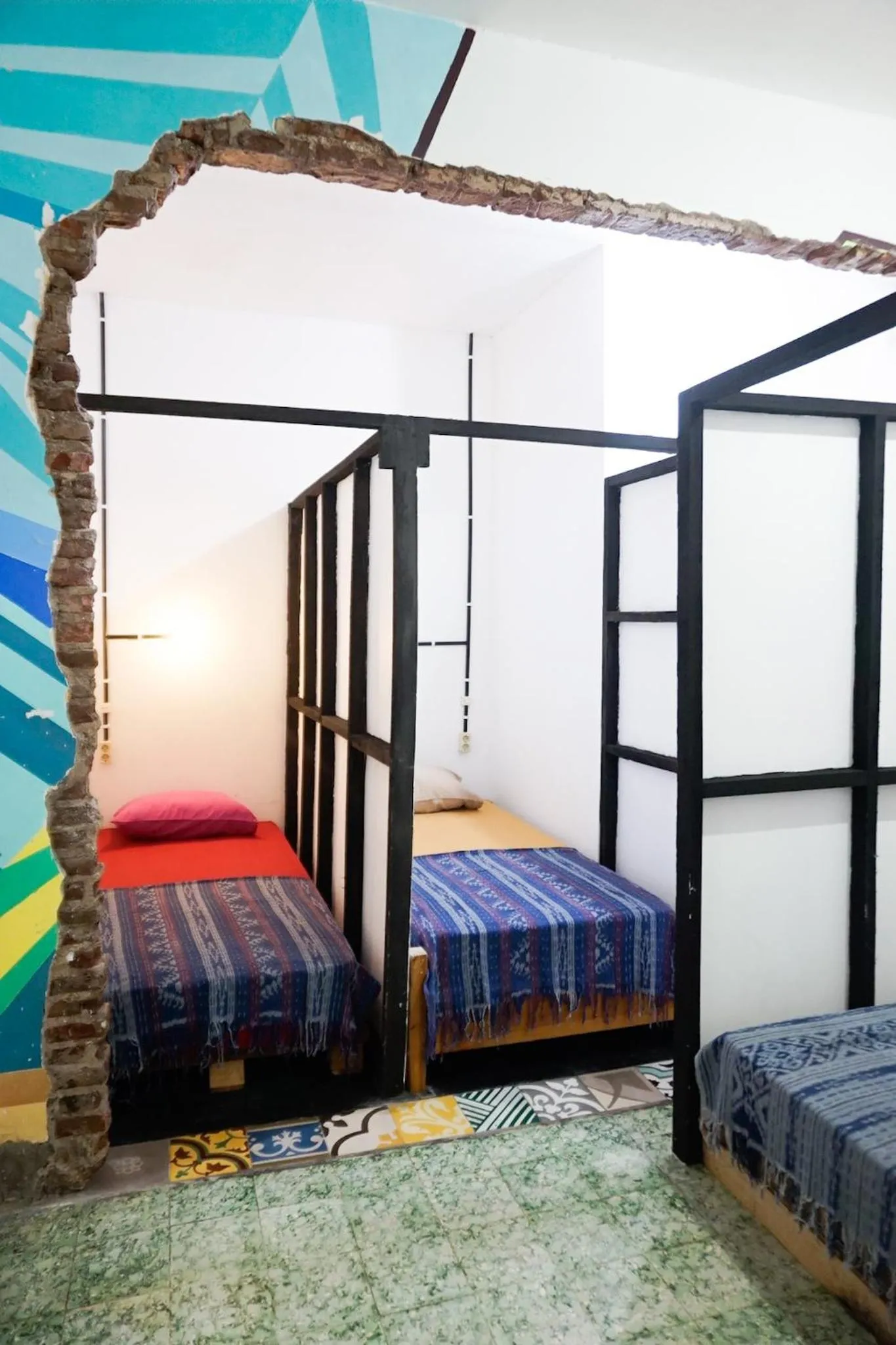 Photo of the whole room, Bed in Good Karma Yogyakarta