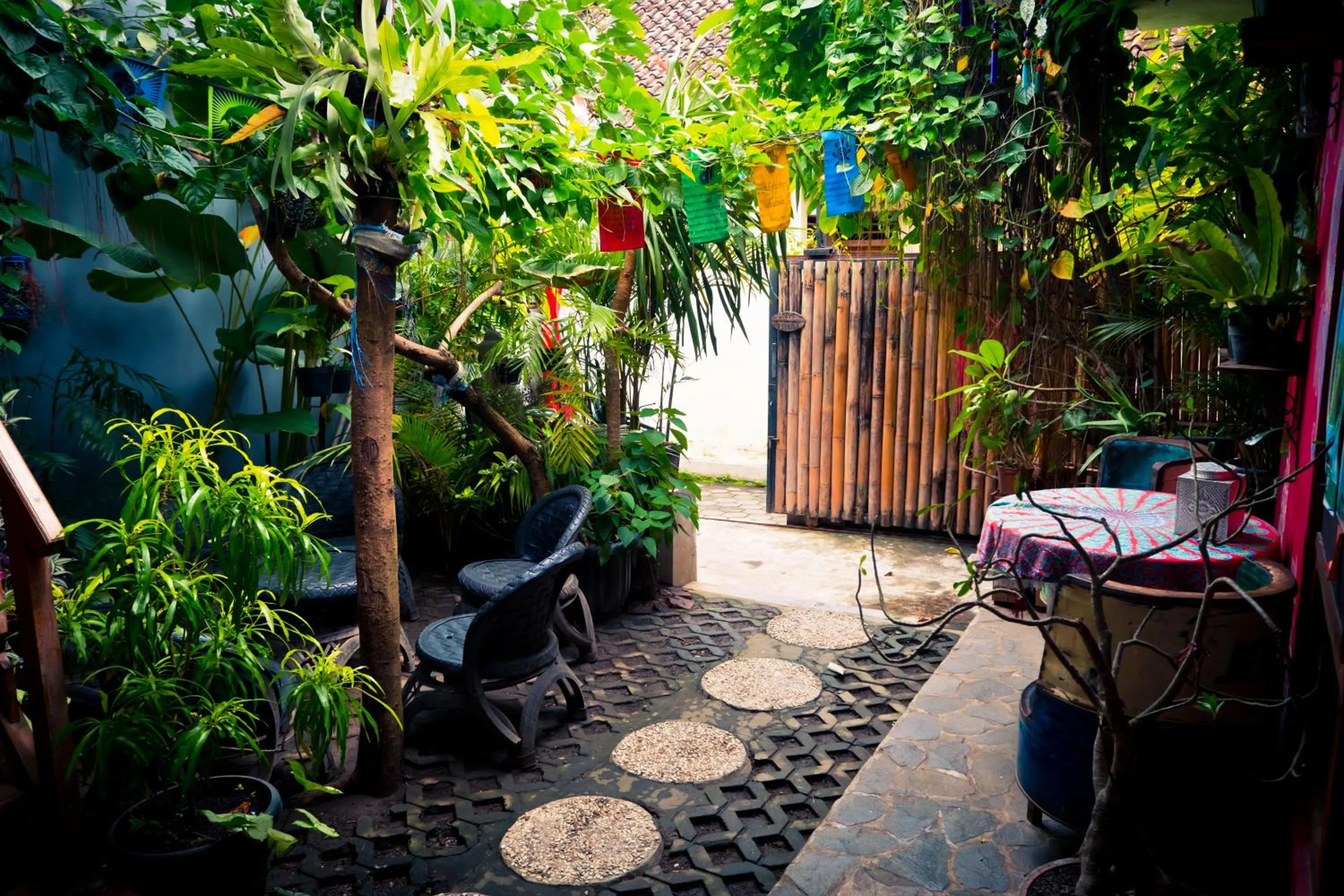 Patio in Good Karma Yogyakarta