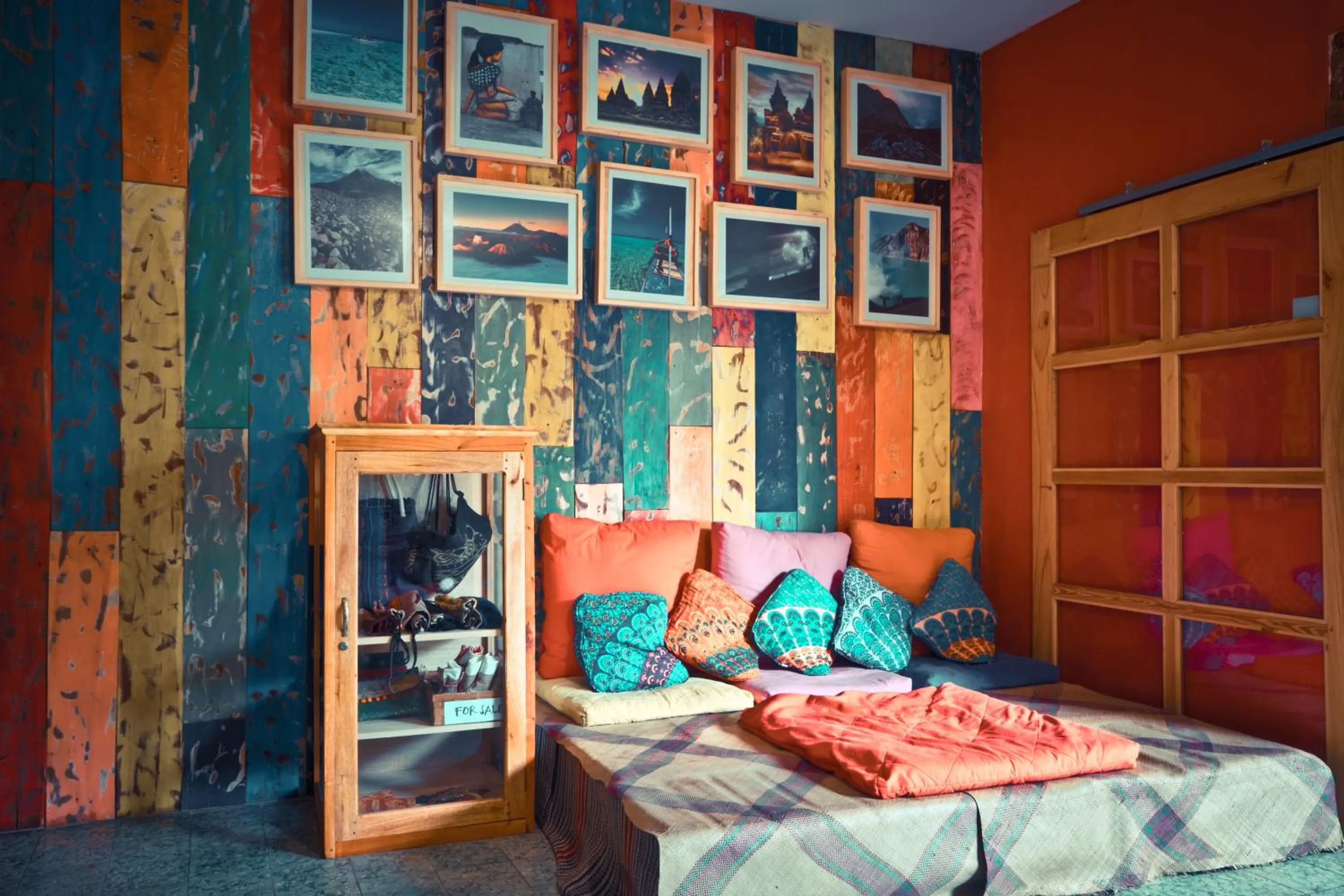 Property building, Bed in Good Karma Yogyakarta