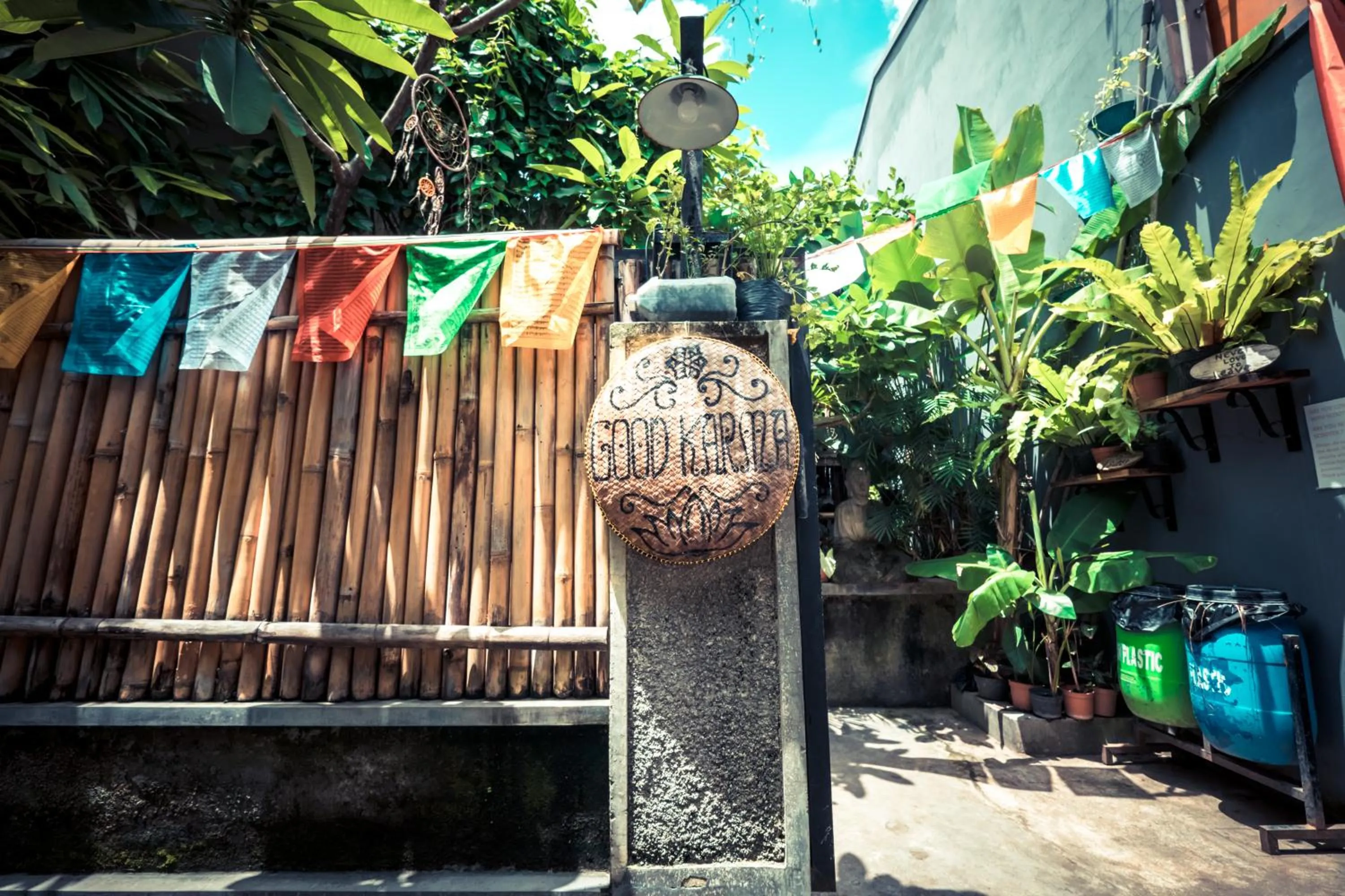 Facade/entrance in Good Karma Yogyakarta